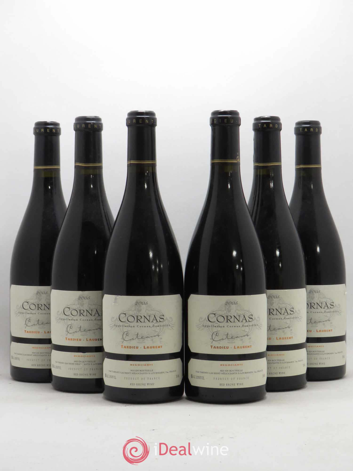 Cornas Coteaux Maison Tardieu-Laurent 2005 - Lot de 6 bouteilles - 0
