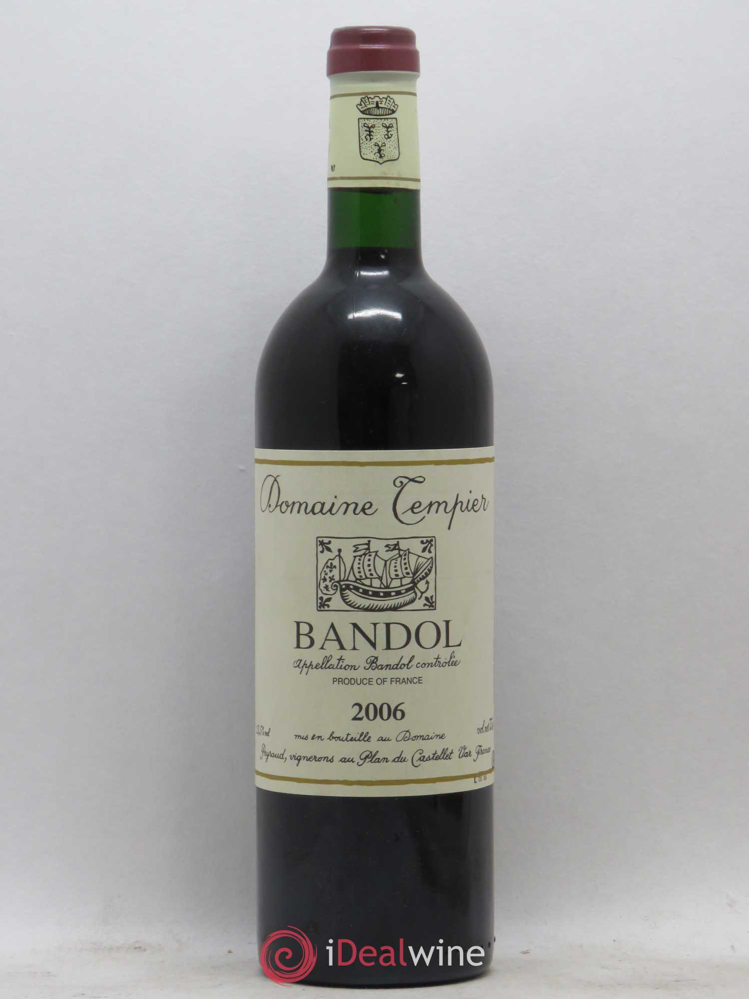 Bandol Domaine Tempier Famille Peyraud 2006 - Lot de 1 bouteille - 0