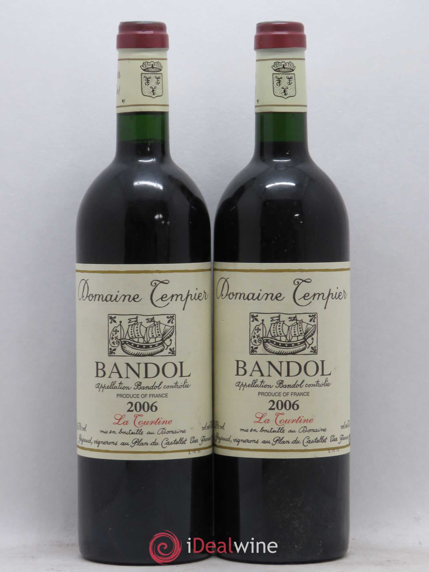 Bandol Domaine Tempier La Tourtine Famille Peyraud 2006 - Lot de 2 bouteilles - 0