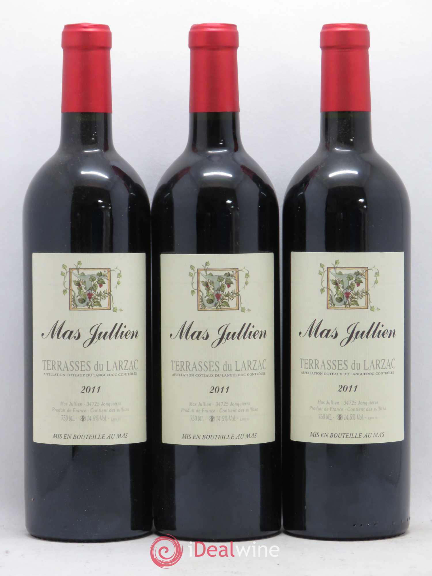 Terrasses du Larzac Mas Jullien Olivier Jullien 2011 - Lotto di 6 bottiglie - 1