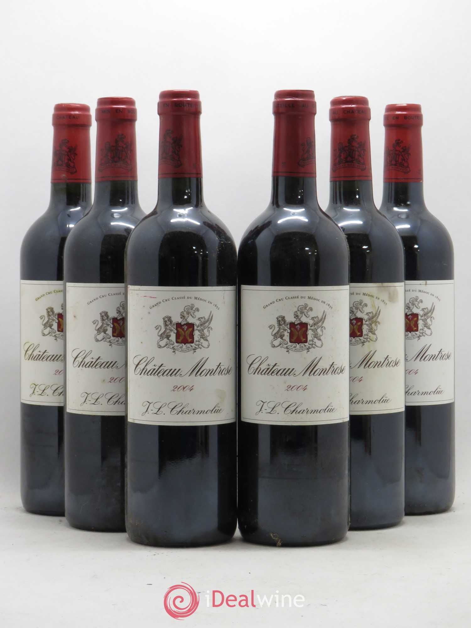 Château Montrose 2ème Grand Cru Classé 2004 - Lot de 6 bouteilles - 0