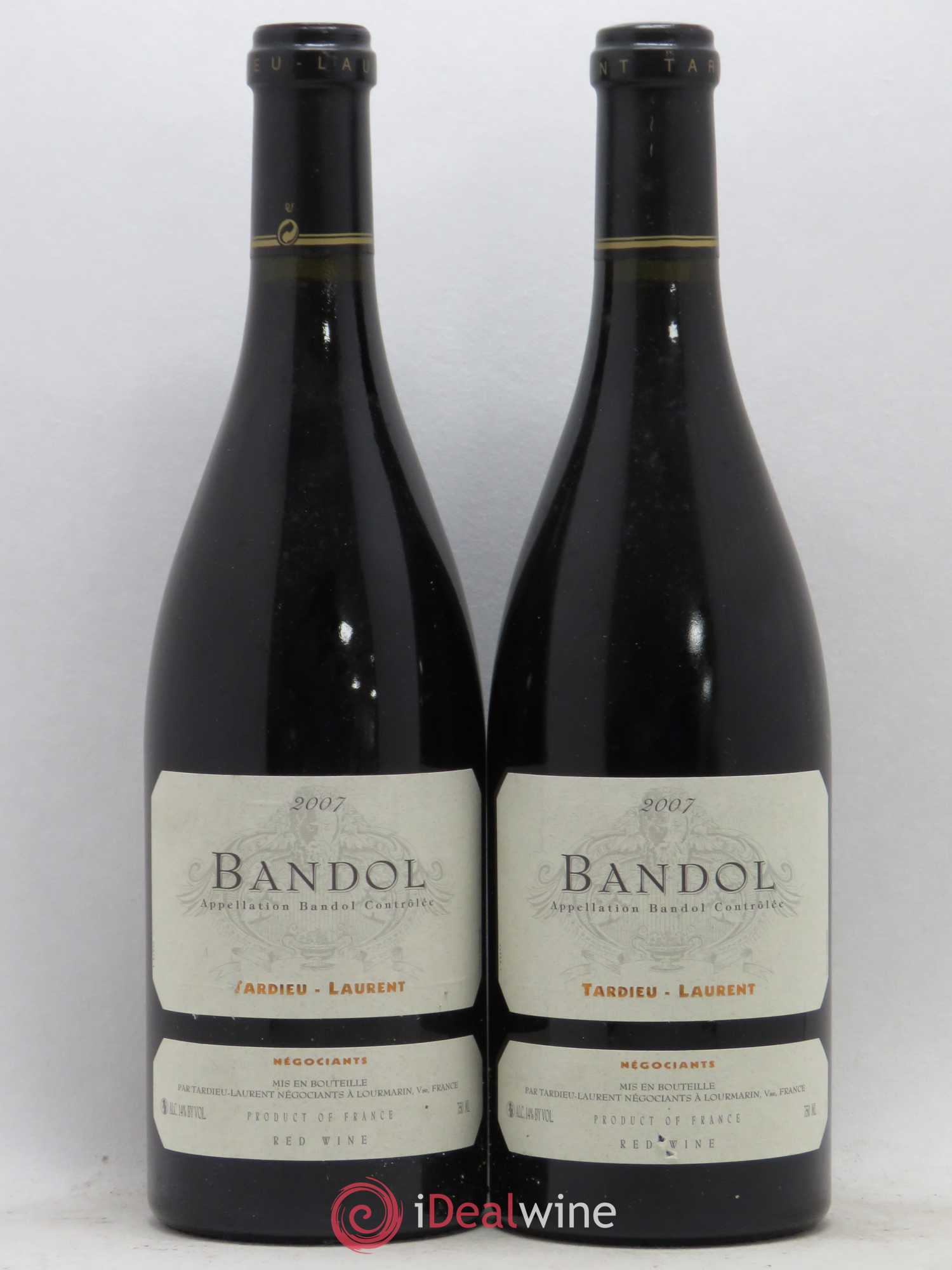 Bandol Tardieu Laurent 2007 - Lot de 2 bouteilles - 0