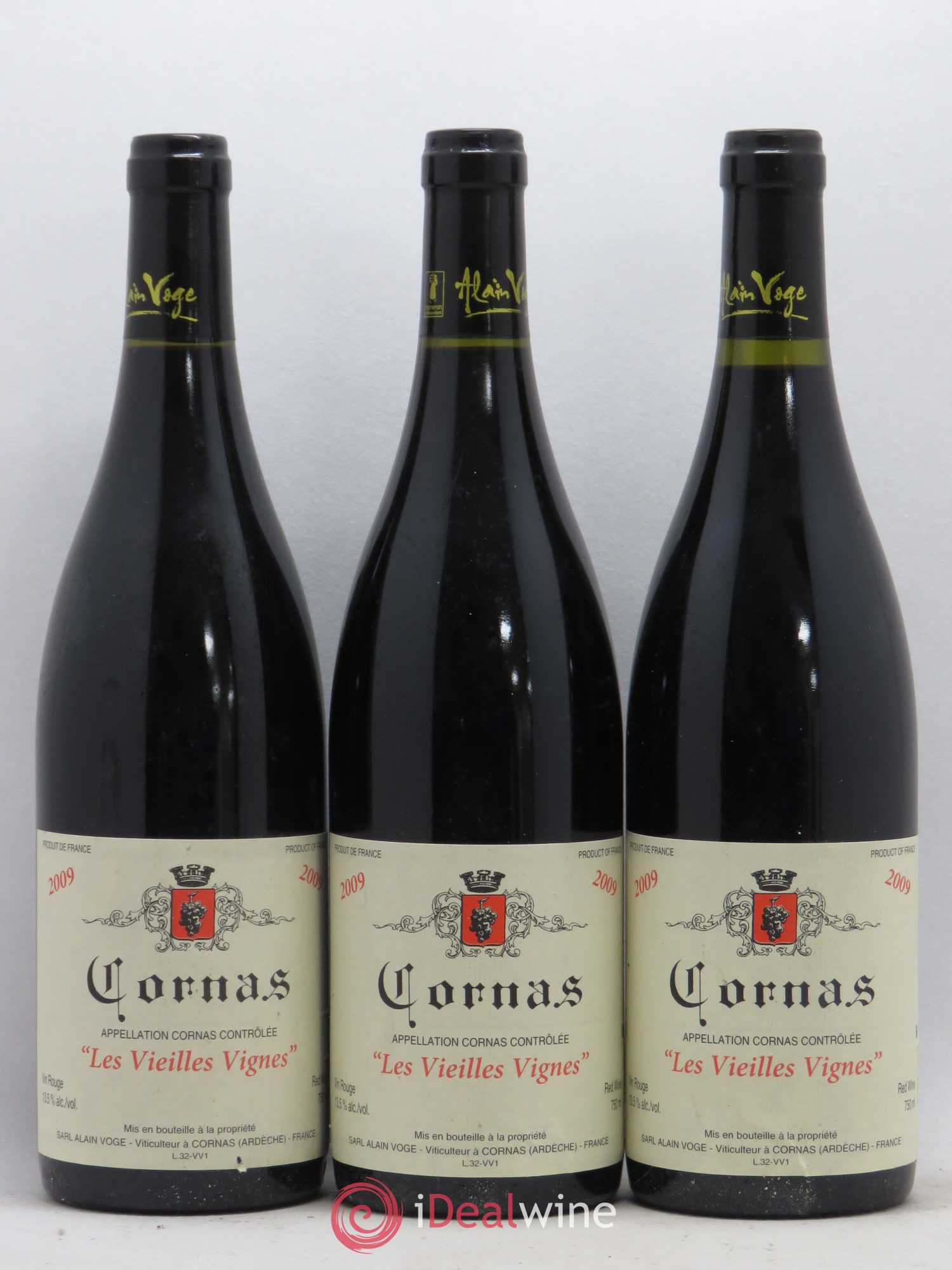 Cornas Les Vieilles Vignes Alain Voge (Domaine) 2009 - Lot de 6 bouteilles - 1
