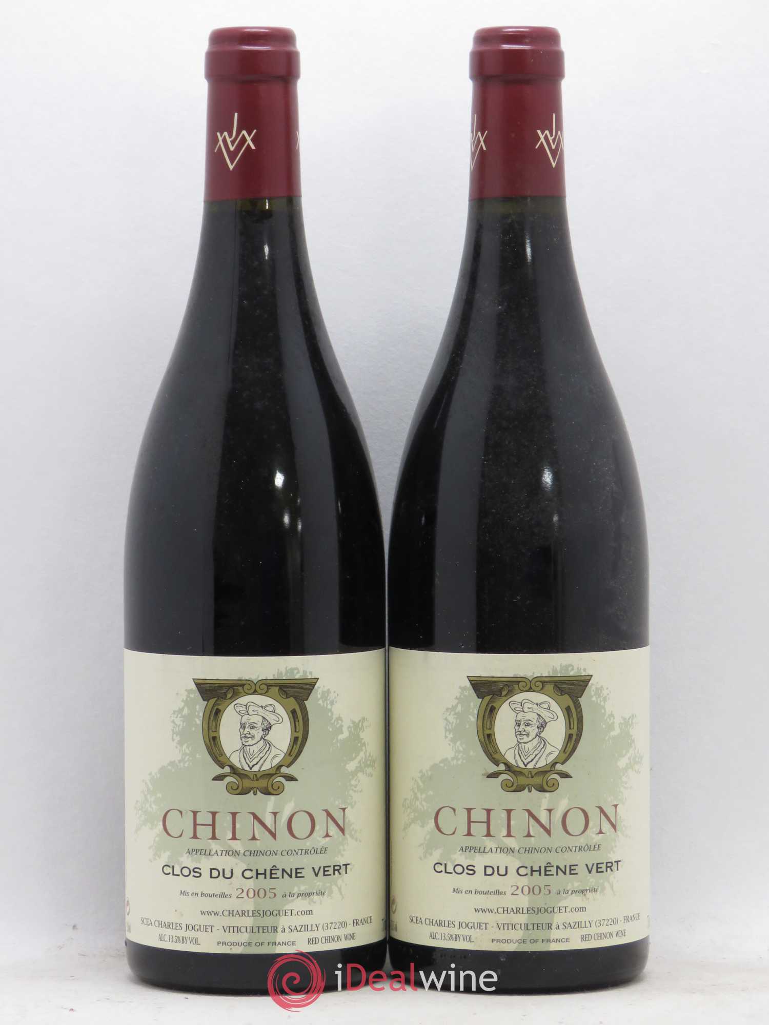 Chinon Clos du Chêne Vert Charles Joguet 2005 - Lot de 2 bouteilles - 0