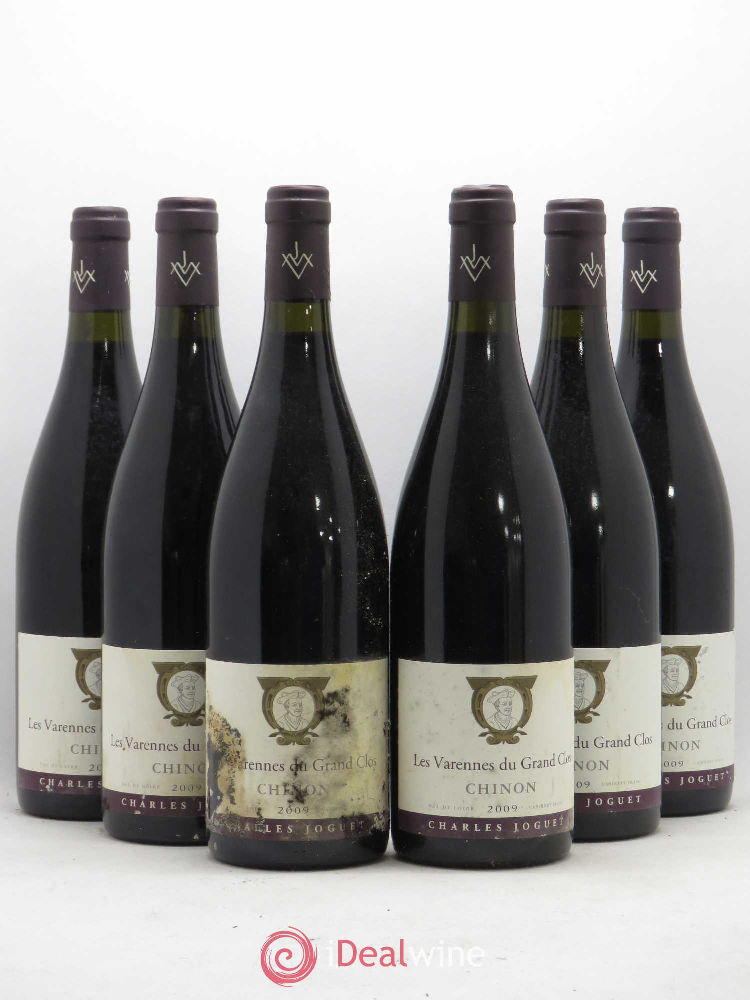Chinon Les Varennes du Grand Clos Charles Joguet 2009 - Lot de 6 bouteilles - 0