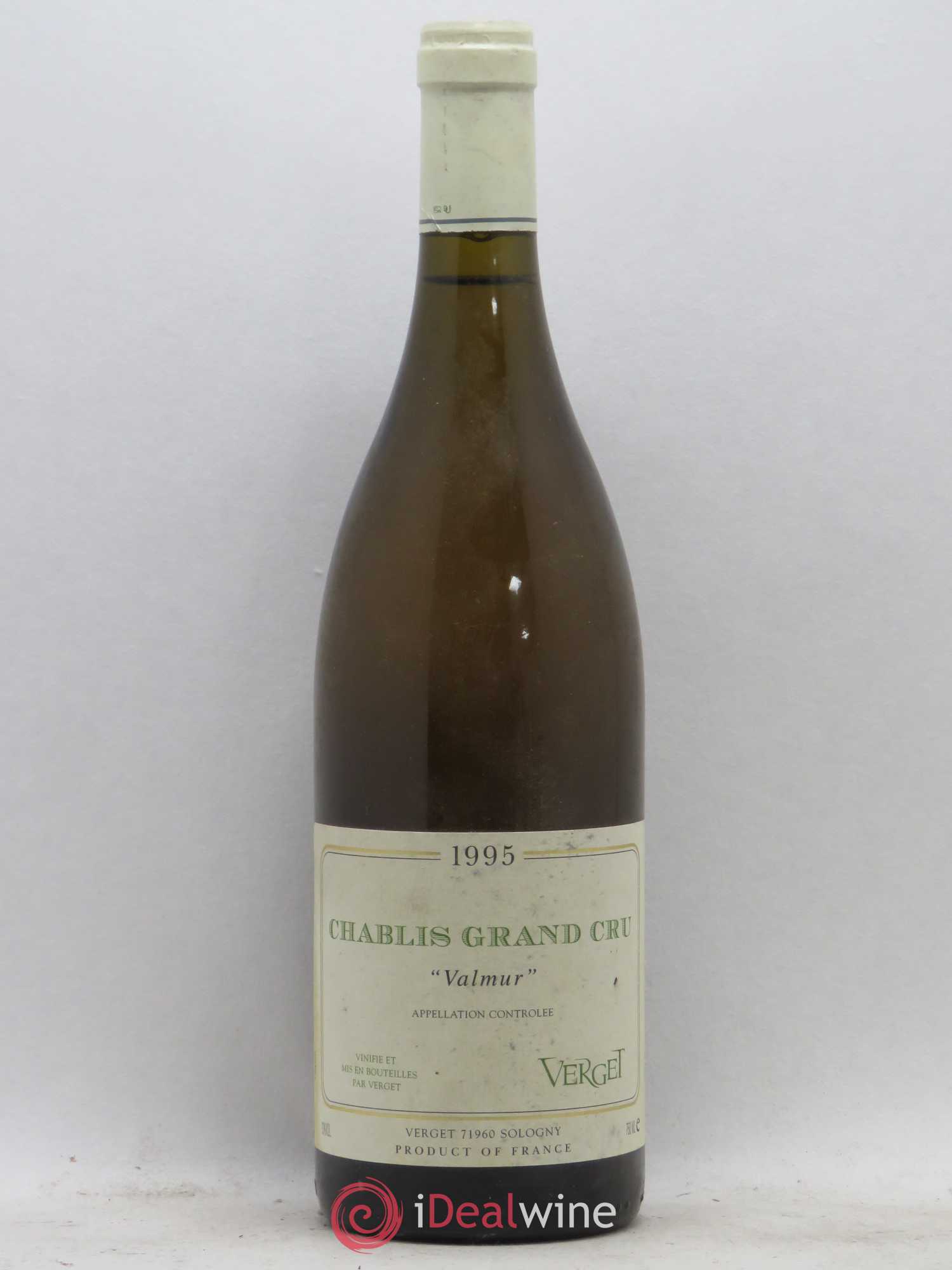 Chablis Grand Cru Valmur Verget 1995 - Lot de 1 bouteille - 0