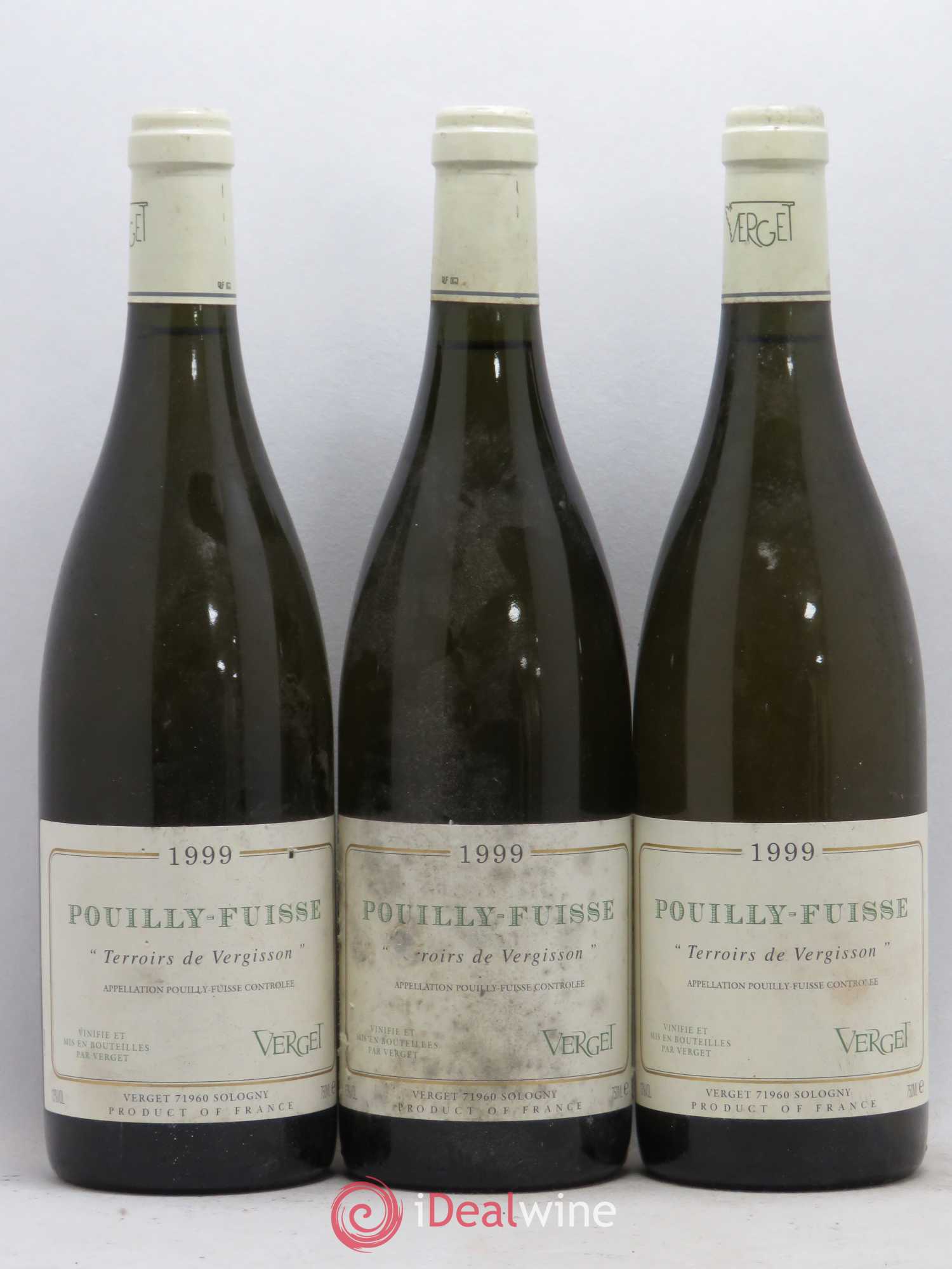 Pouilly-Fuissé La Roche Verget Terroirs de Vergisson 1999 - Posten von 6 Flaschen - 1