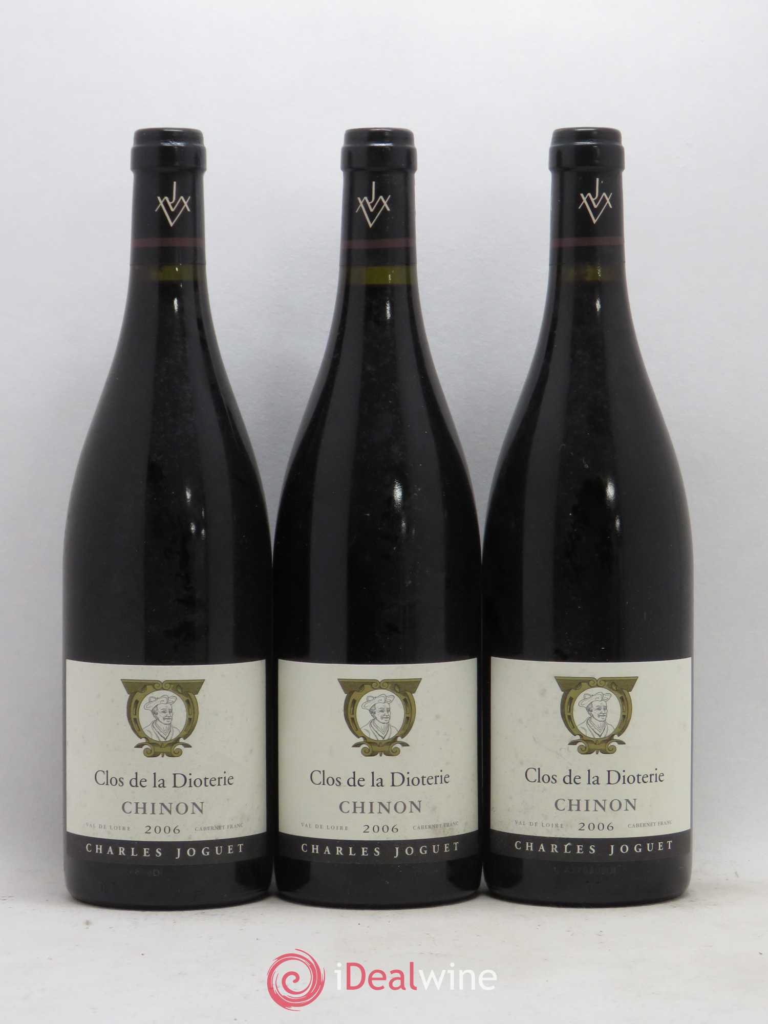 Chinon Clos de La Dioterie Charles Joguet 2006 - Lot de 6 bouteilles - 1