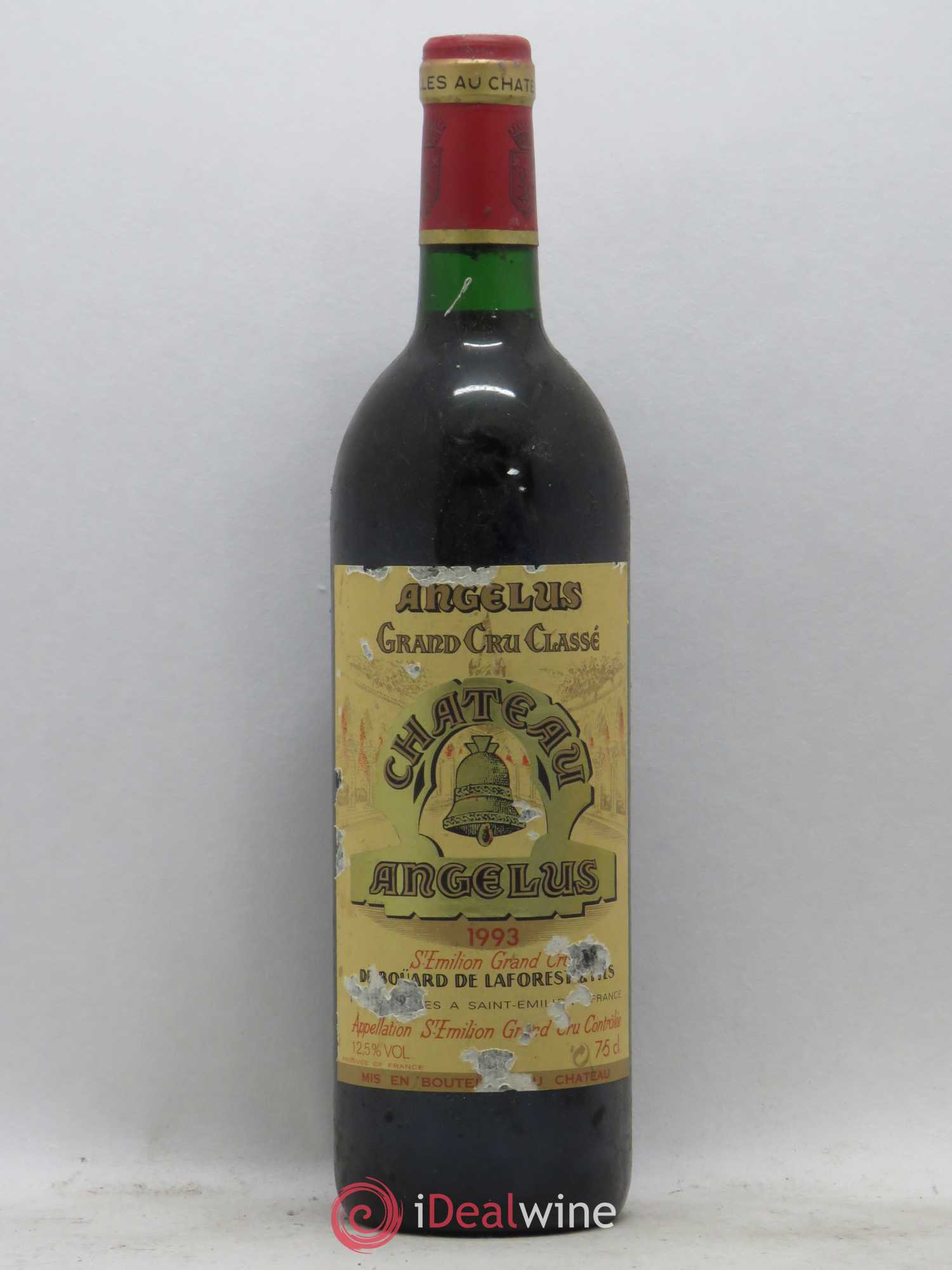 Château Angélus 1er Grand Cru Classé A 1993 - Lot de 1 bouteille - 0