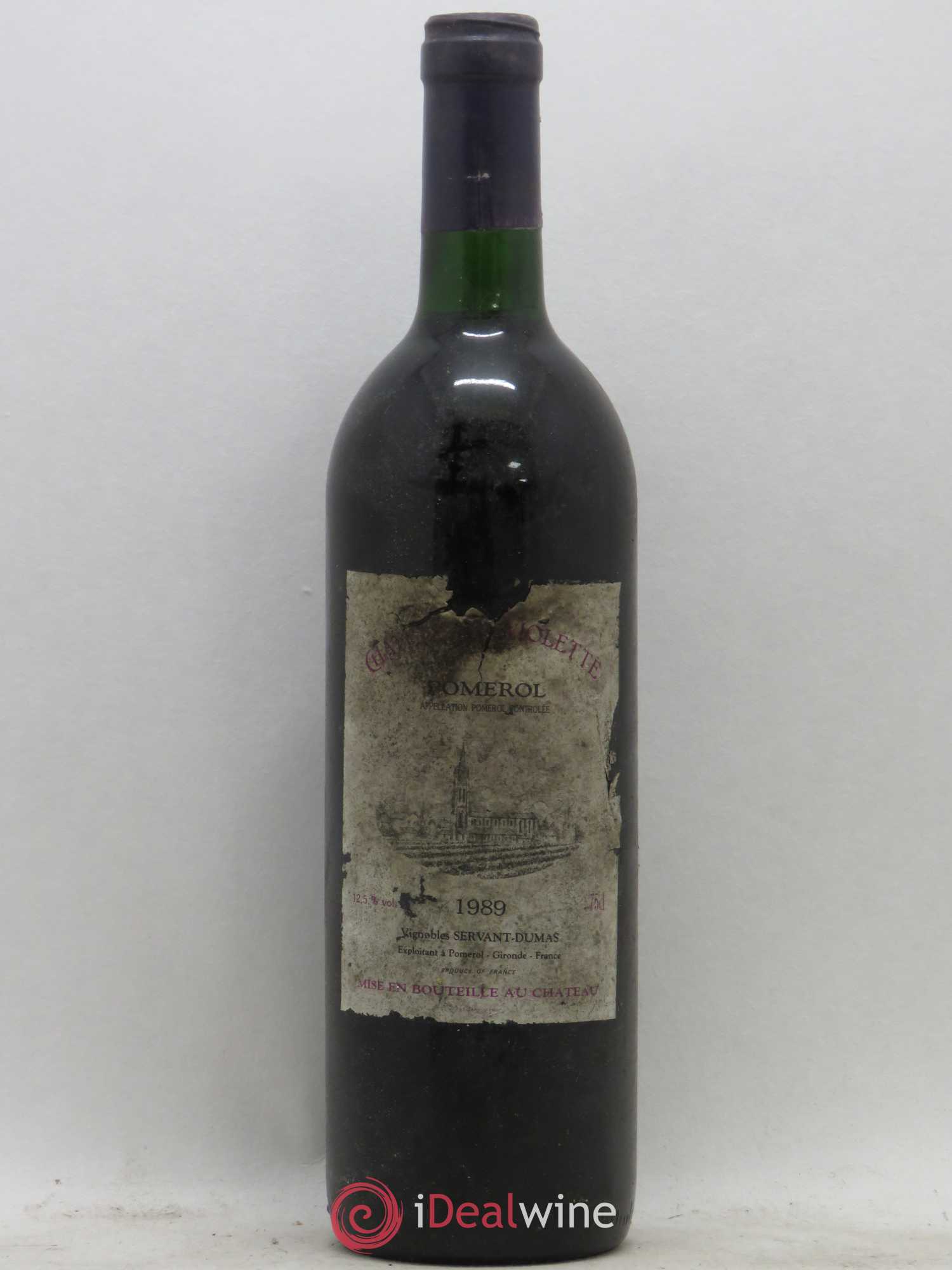 Château la Violette 1989 - Lot de 1 bouteille - 0