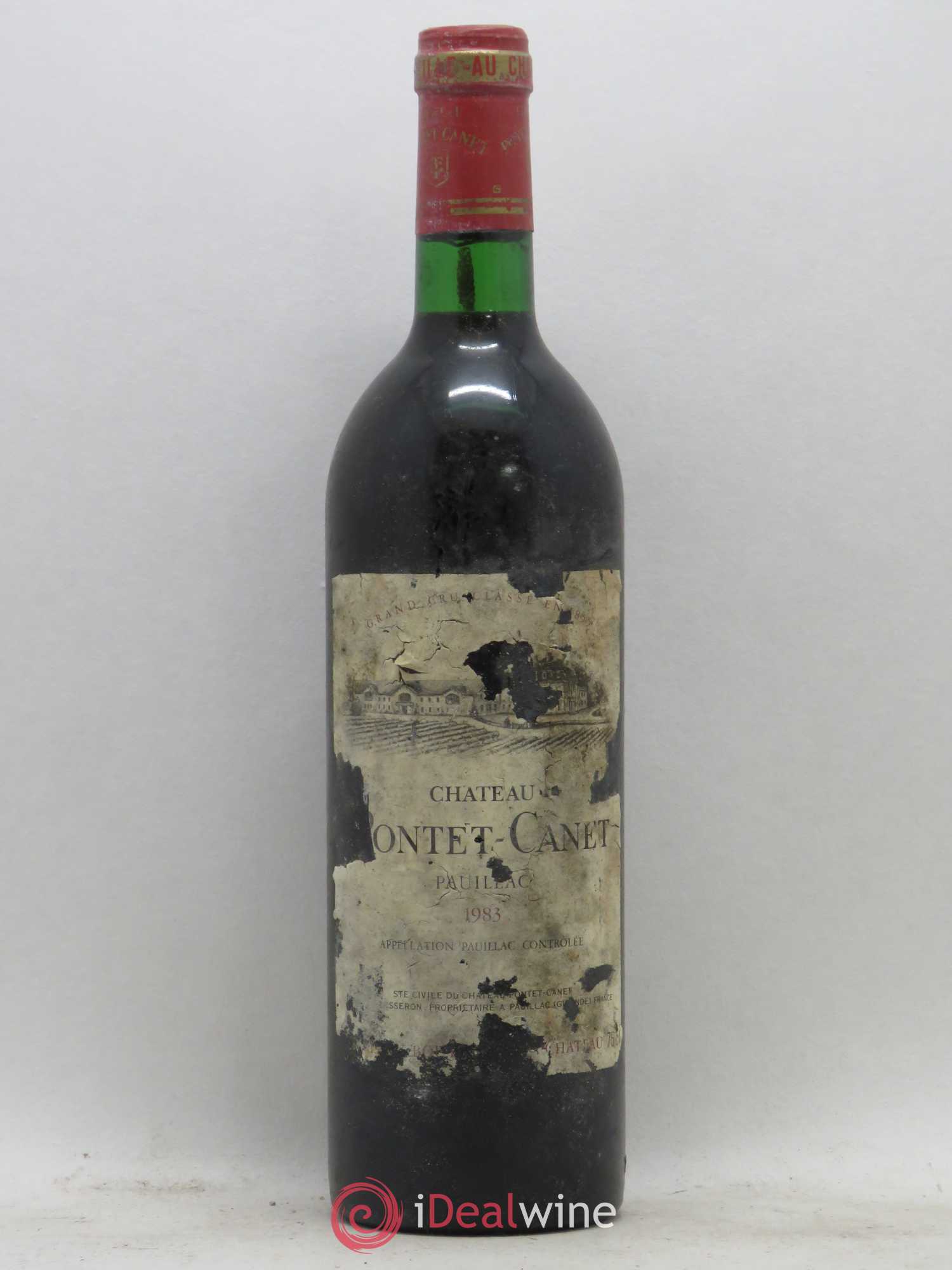 Château Pontet Canet 5ème Grand Cru Classé 1983 - Lot de 1 bouteille - 0