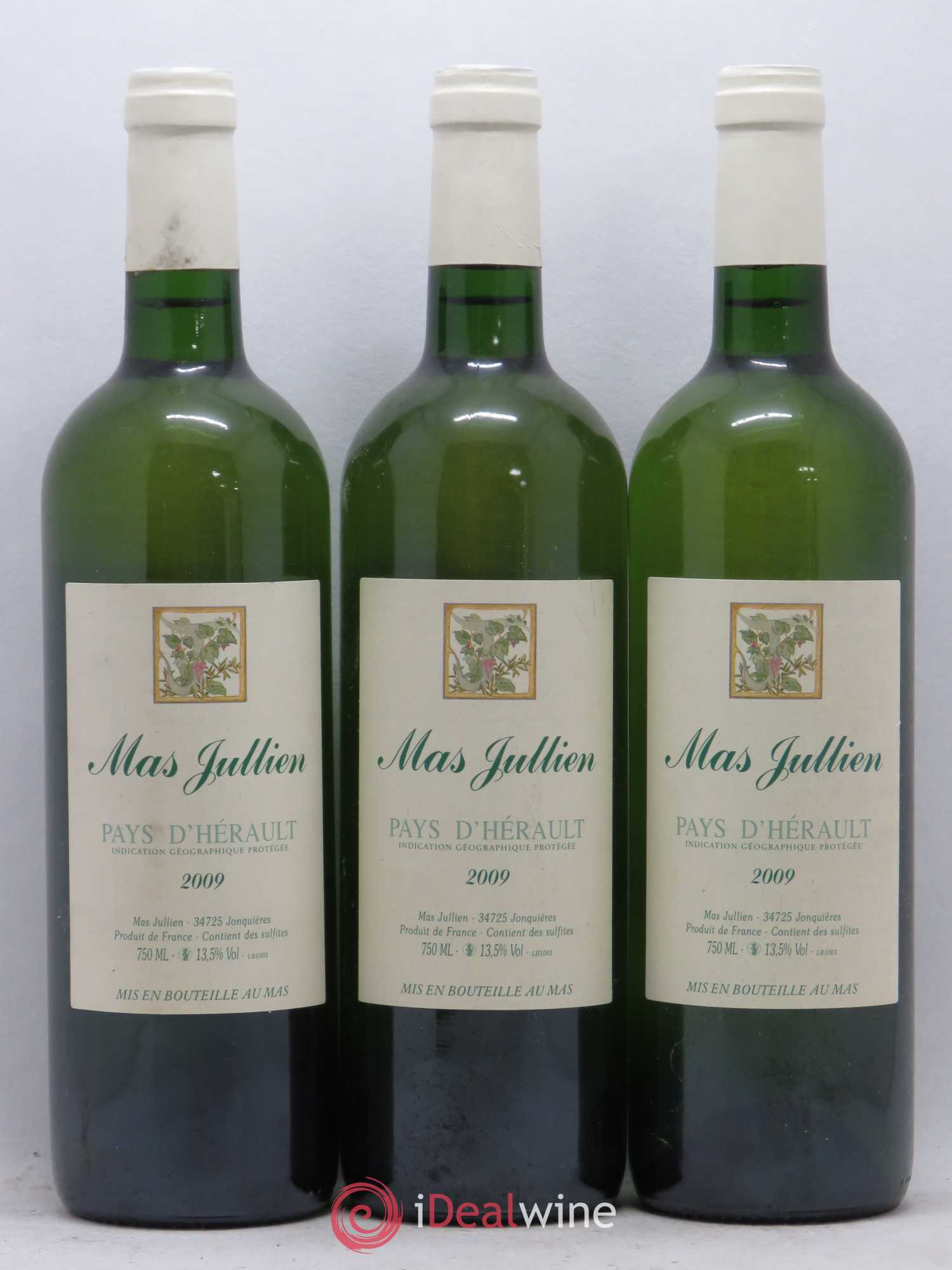 Pays d'Hérault Mas Jullien Olivier Jullien 2009 - Lot de 6 bouteilles - 2