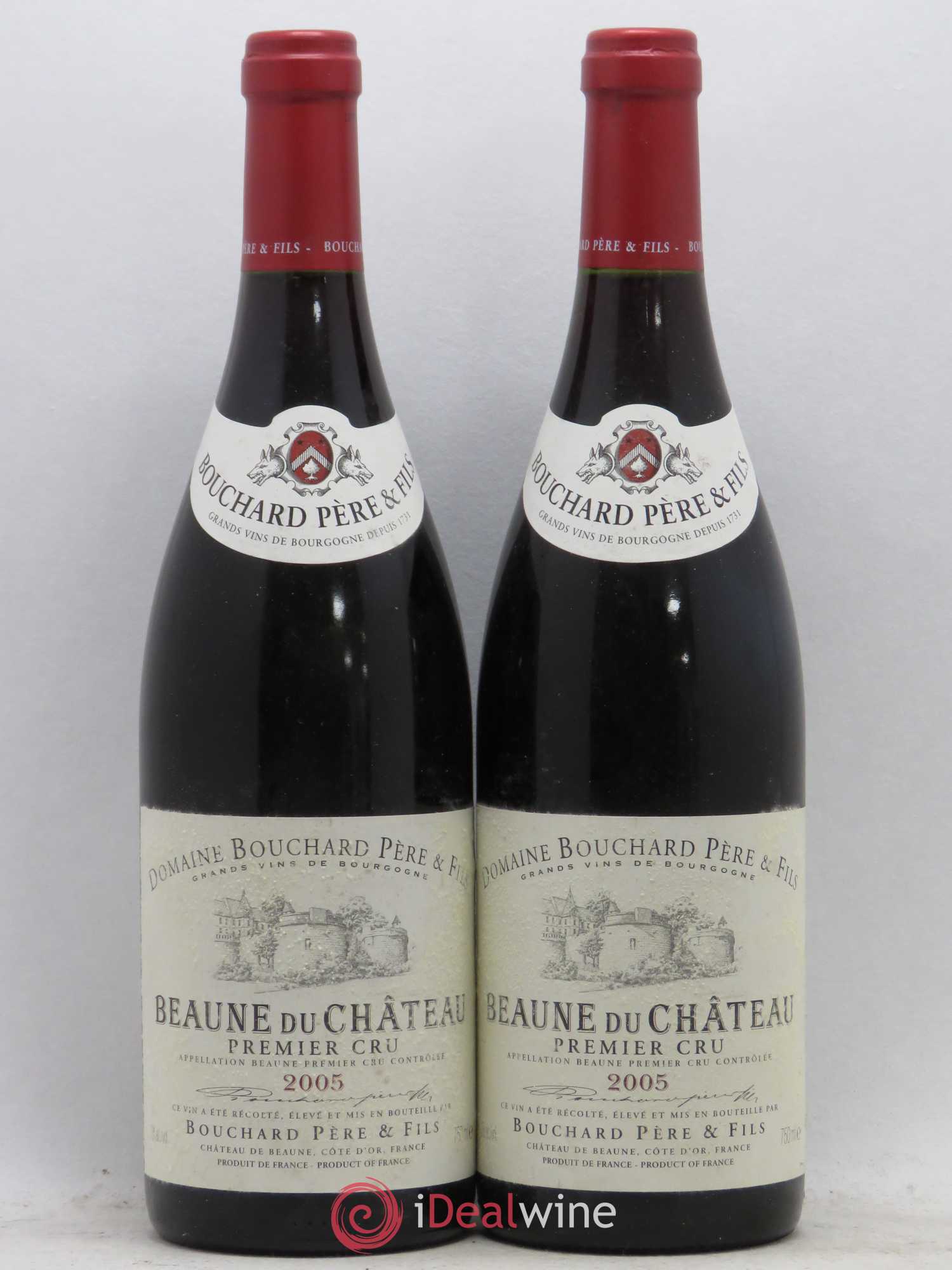 Beaune 1er Cru du Château Bouchard Père & Fils 2005 - Lot de 2 bouteilles - 0