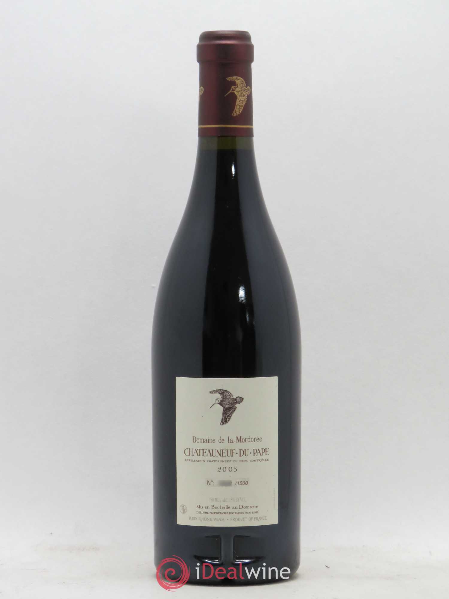 Châteauneuf-du-Pape La Plume du Peintre La Mordorée (Domaine de) 2005 - Lot de 1 bouteille - 1