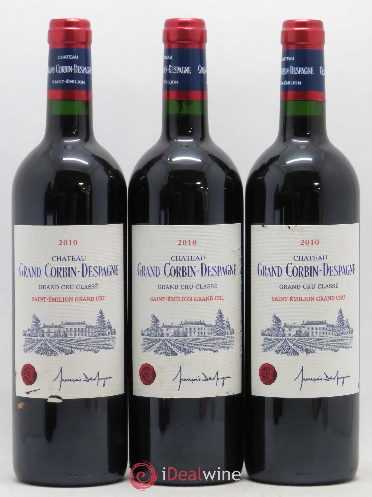 Château Grand Corbin Despagne Grand Cru Classé 2010 - Lot de 12 bouteilles - 2