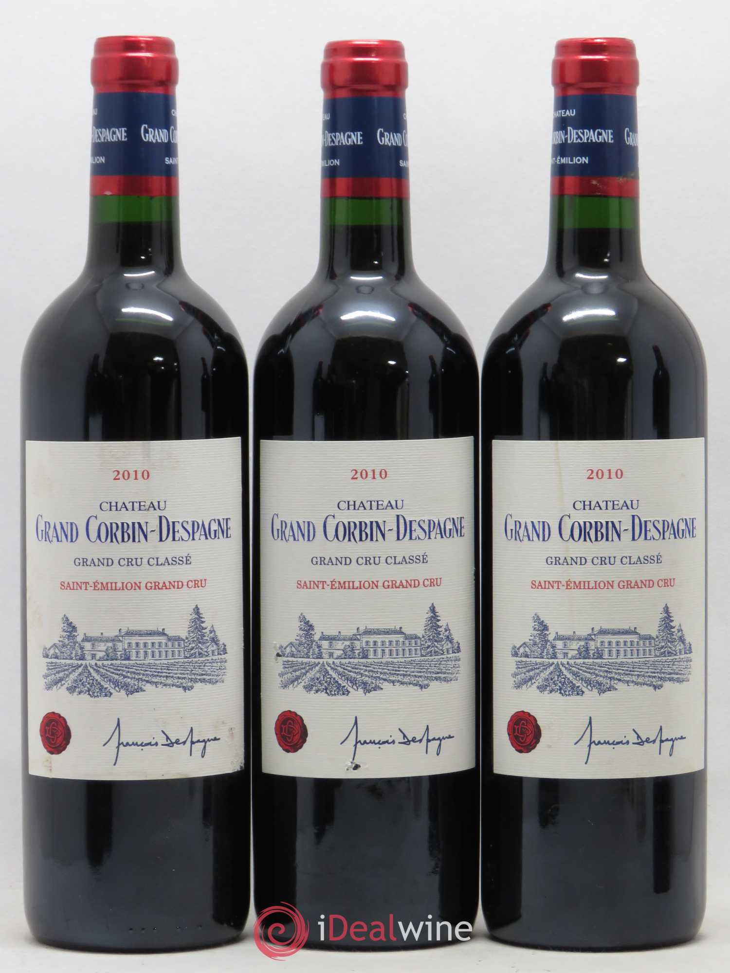 Château Grand Corbin Despagne Grand Cru Classé 2010 - Lot de 12 bouteilles - 3