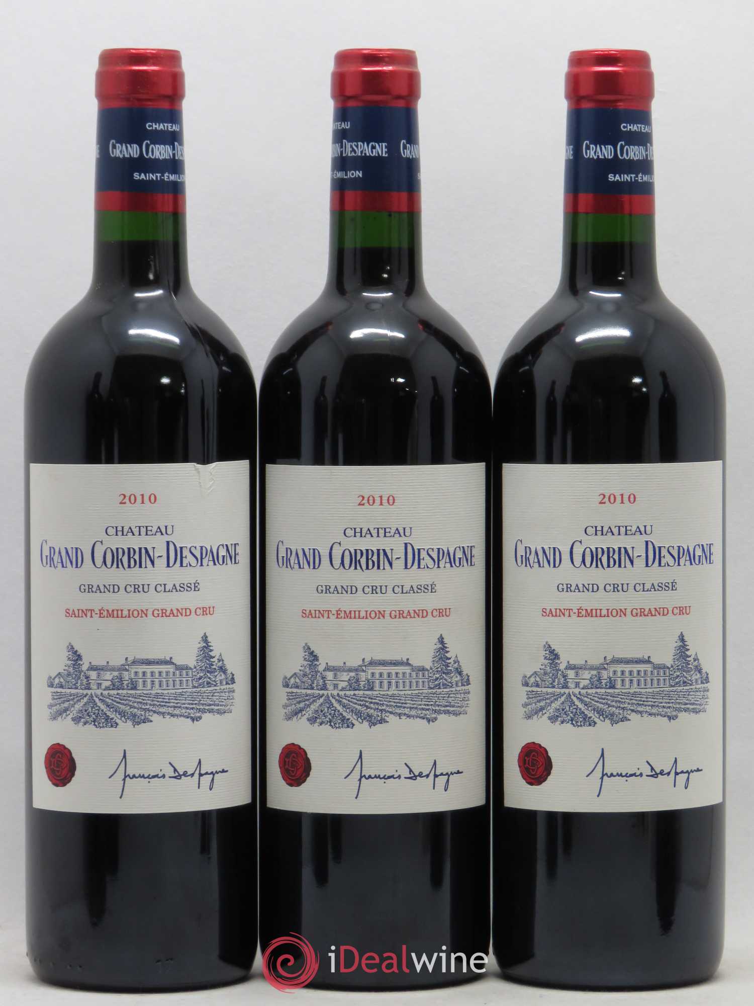 Château Grand Corbin Despagne Grand Cru Classé 2010 - Lot de 12 bouteilles - 4