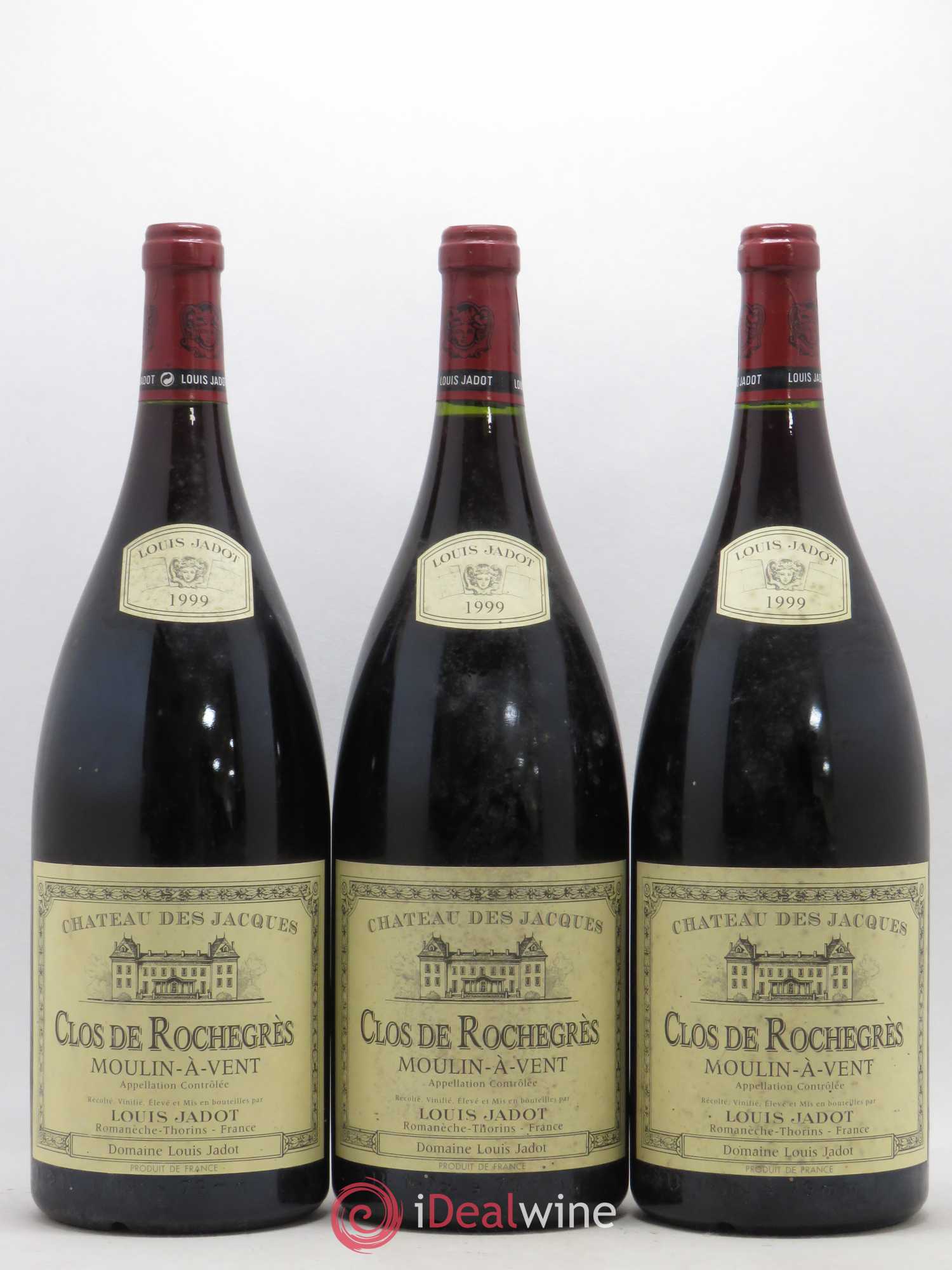 Moulin à Vent Rochegrès Château des Jacques 1999 - Posten von 3 Magnum - 0