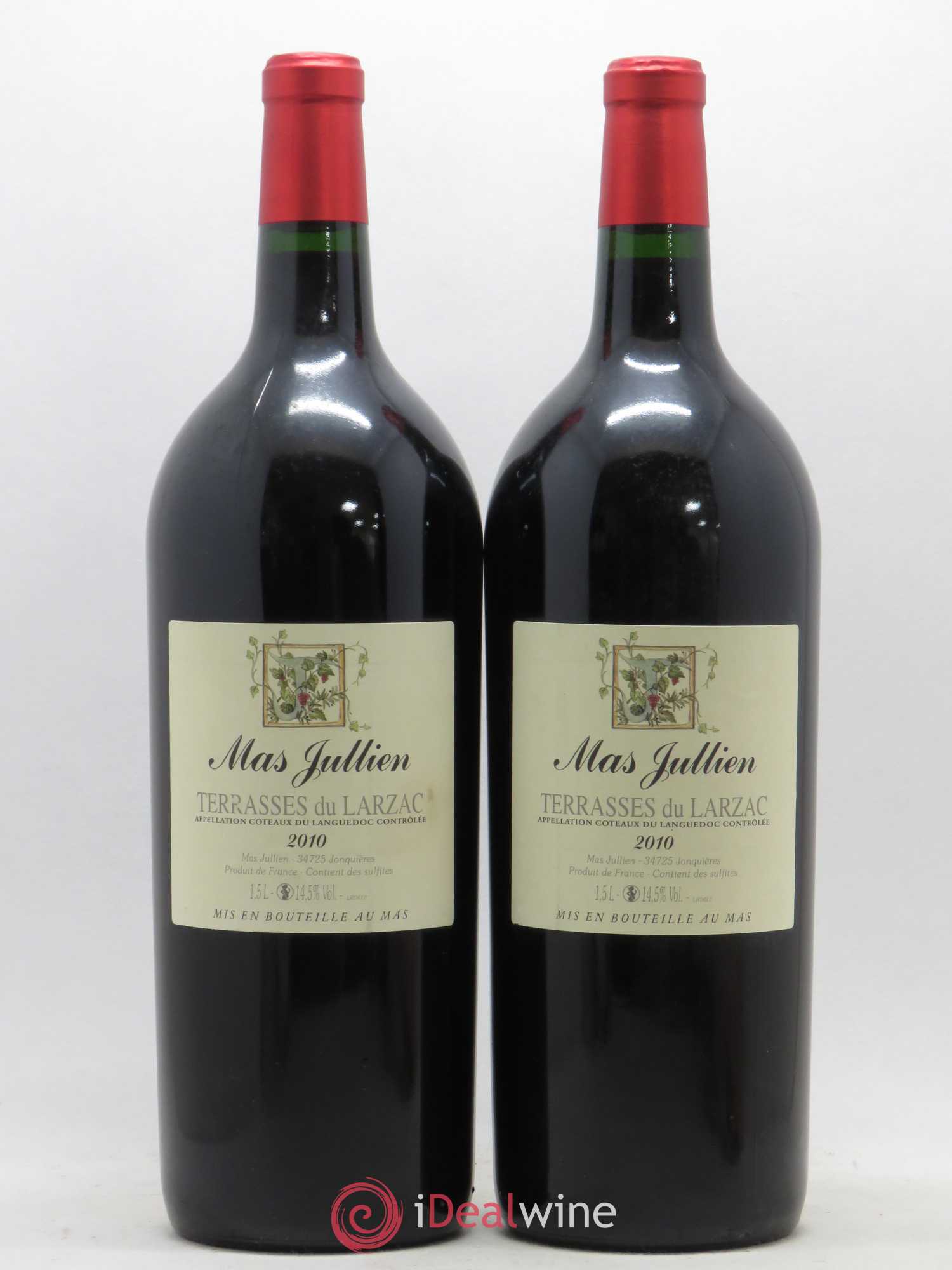 Terrasses du Larzac Mas Jullien Olivier Jullien 2010 - Lot de 2 magnums - 0