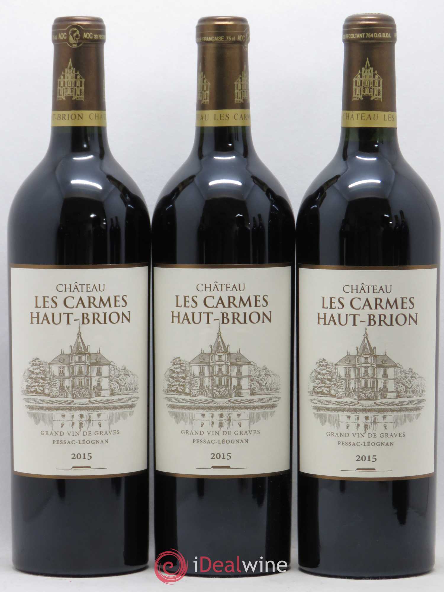 Château Les Carmes Haut-Brion 2015 - Lot de 6 bouteilles - 2