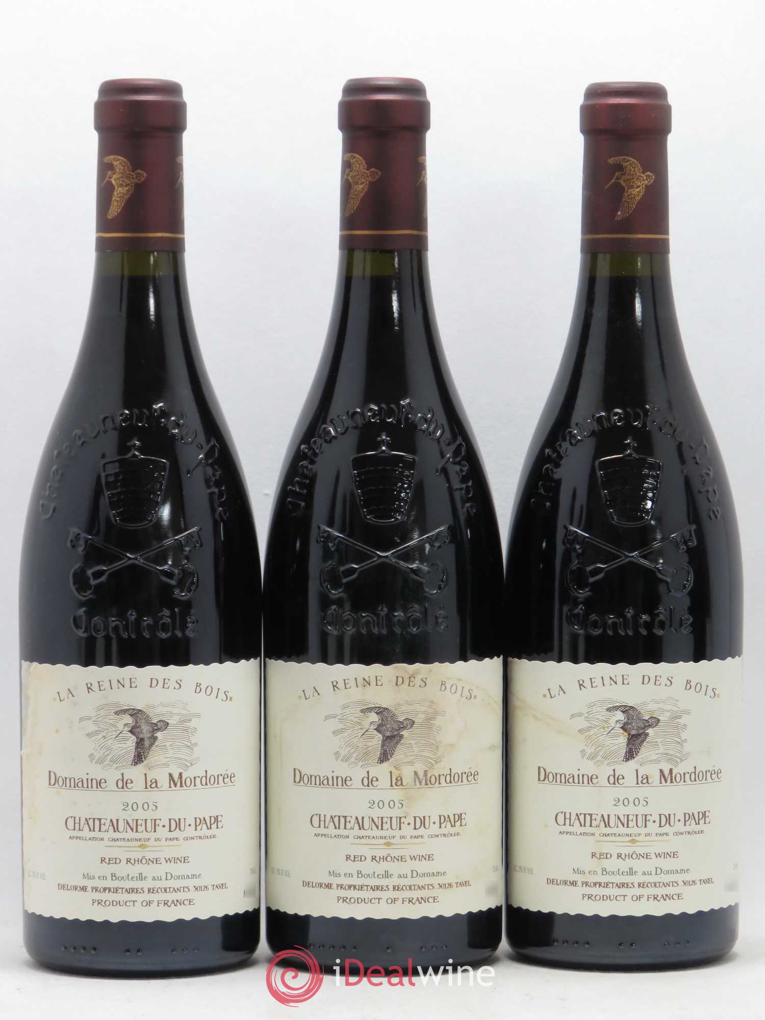 Châteauneuf-du-Pape  Cuvée de la Reine des Bois La Mordorée (Domaine de) 2005 - Lot de 6 bouteilles - 2