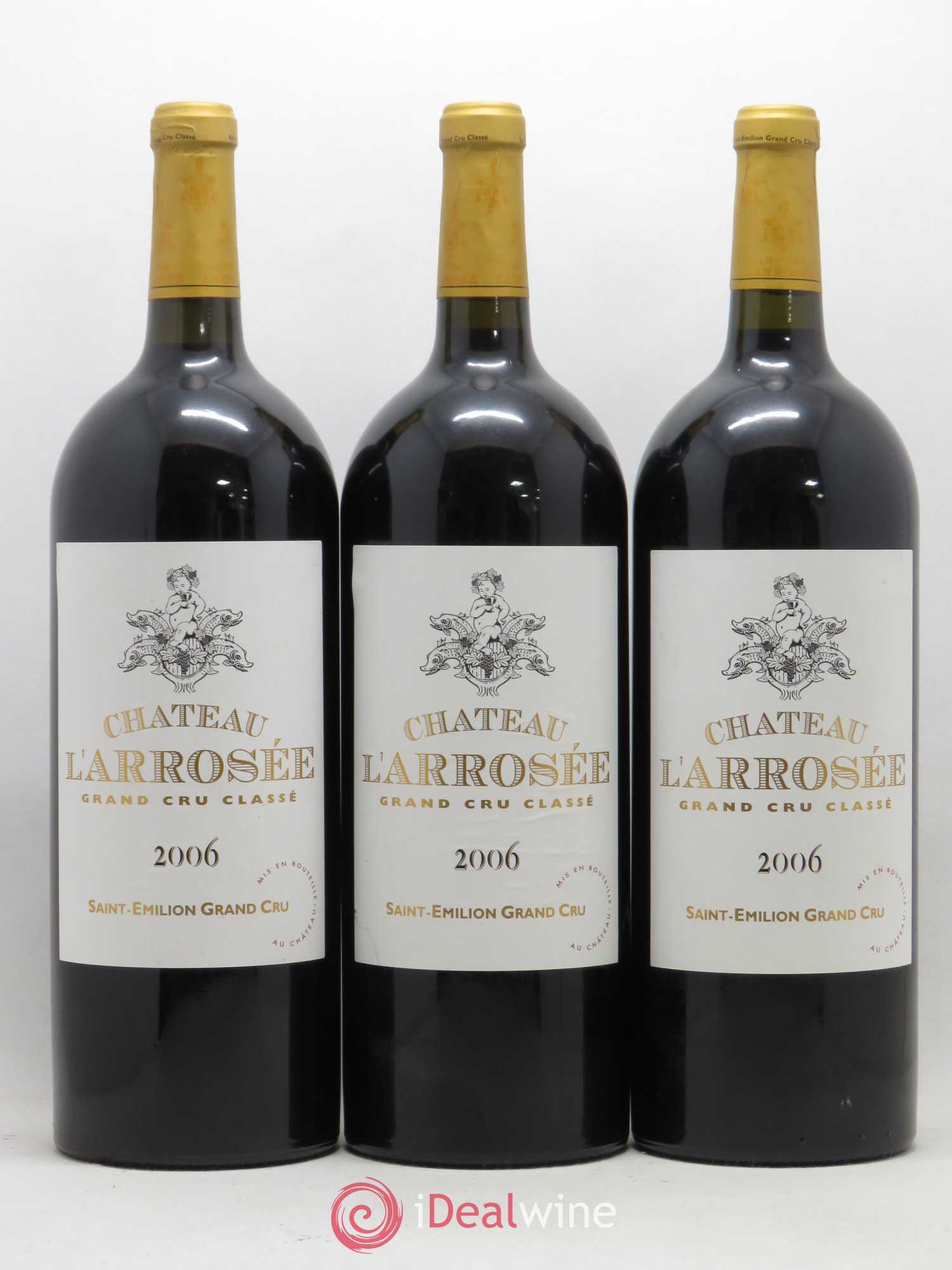 Château l' Arrosée Grand Cru Classé 2006 - Lot de 6 magnums - 1