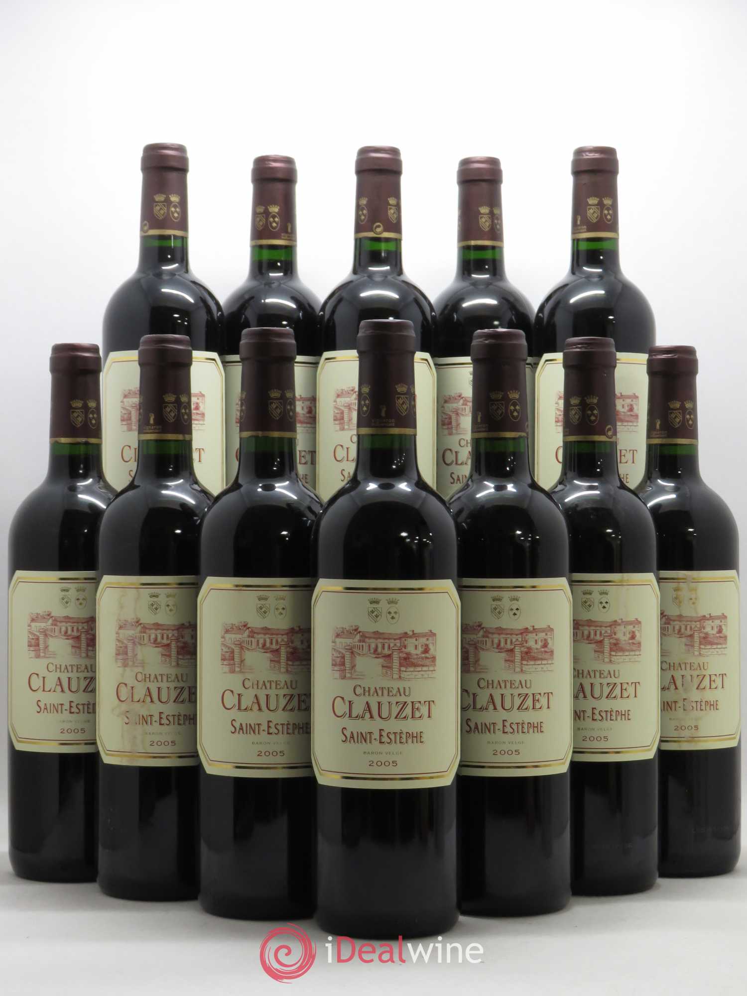Château Clauzet Saint-Estèphe 2005 - Lot de 12 bouteilles - 0