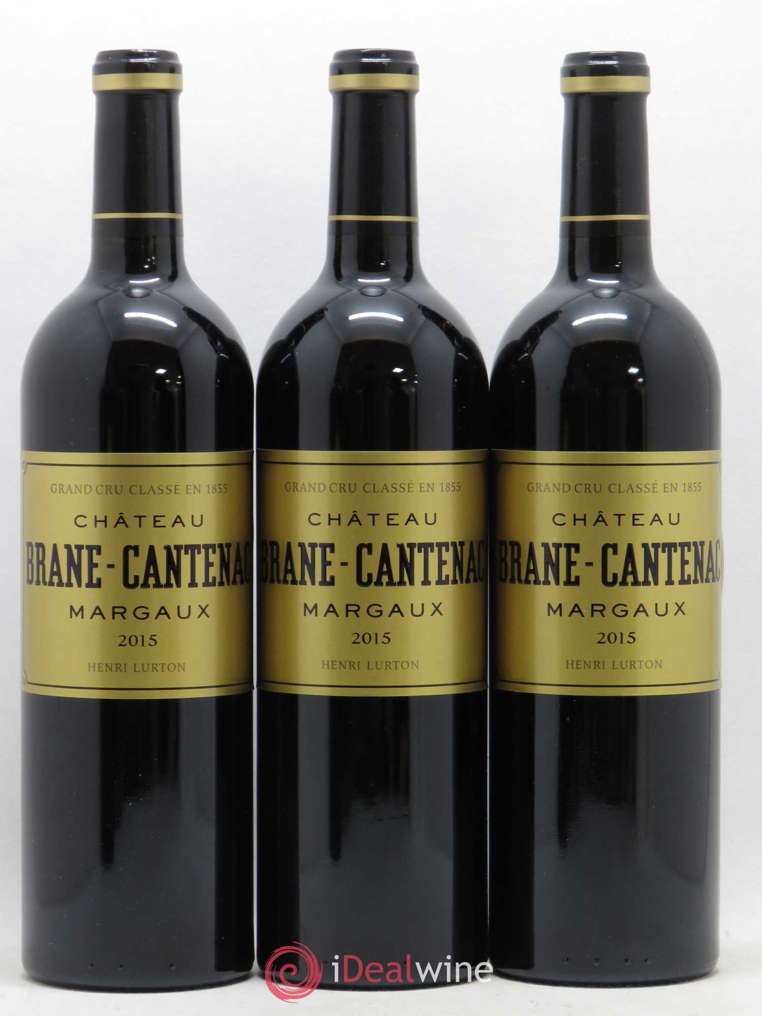 Château Brane Cantenac 2ème Grand Cru Classé 2015 - Lot de 12 bouteilles - 1
