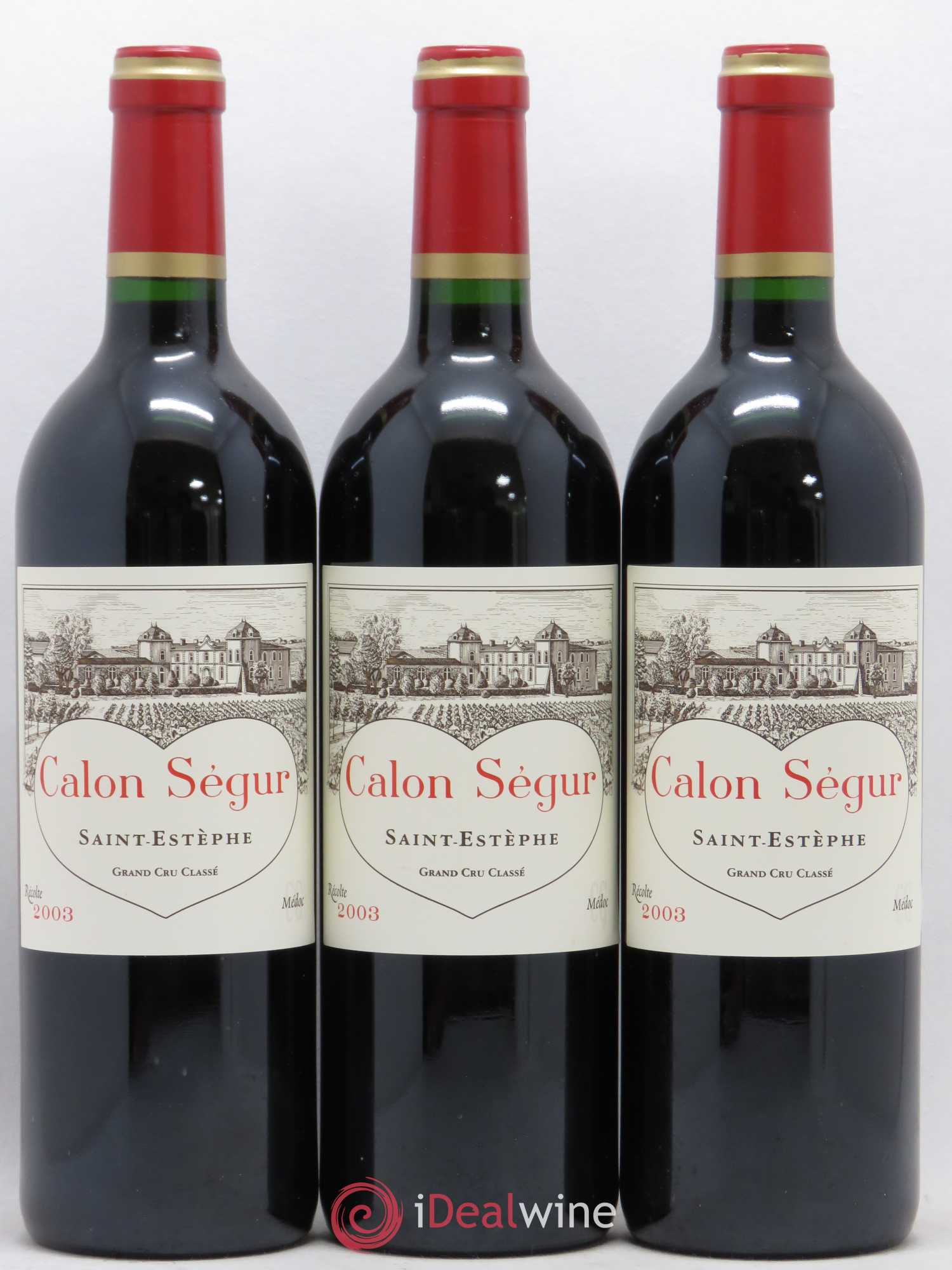 Château Calon Ségur 3ème Grand Cru Classé 2003 - Lot de 6 bouteilles - 2