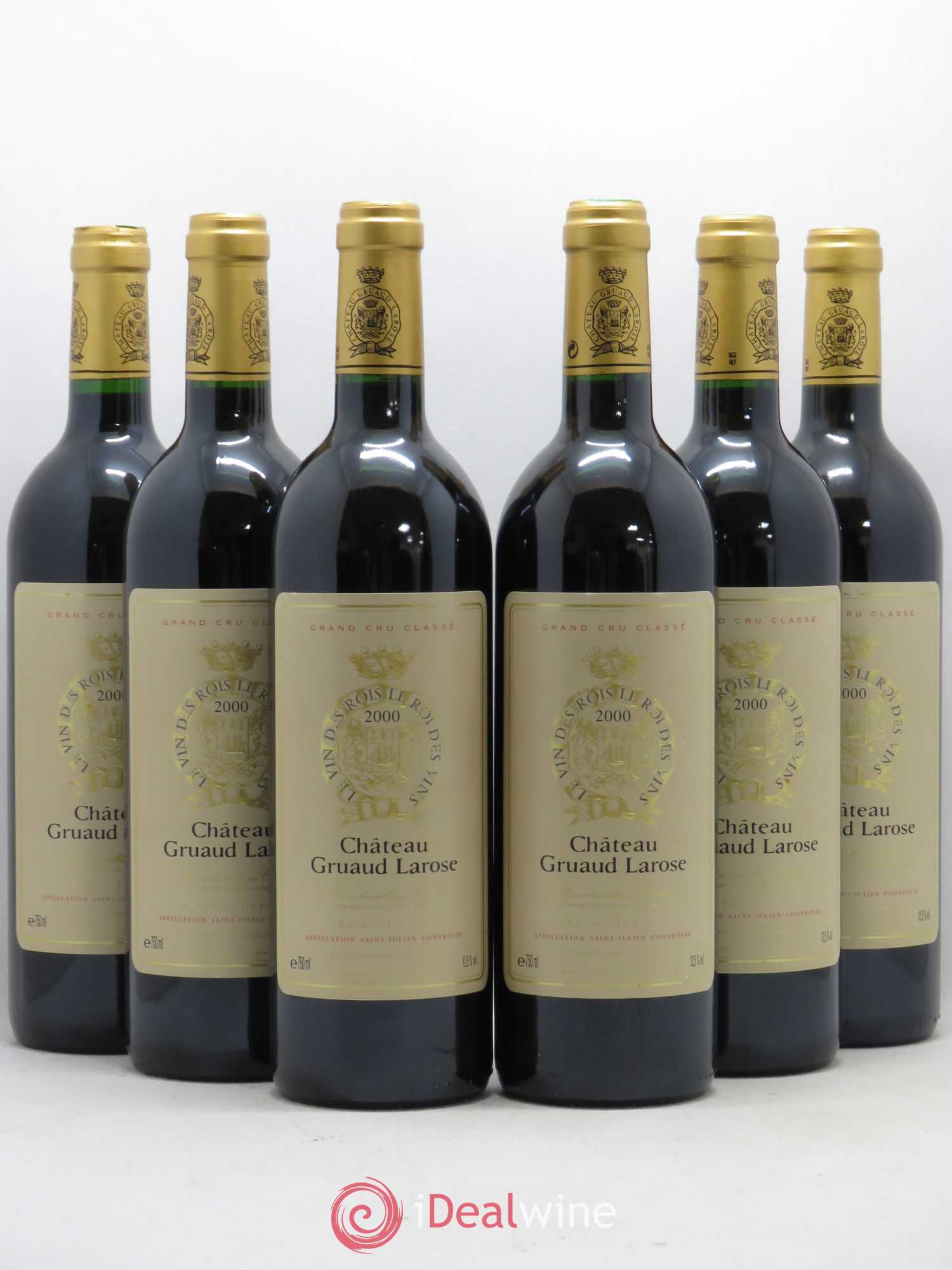 Château Gruaud Larose 2ème Grand Cru Classé 2000 - Lot de 6 bouteilles - 0