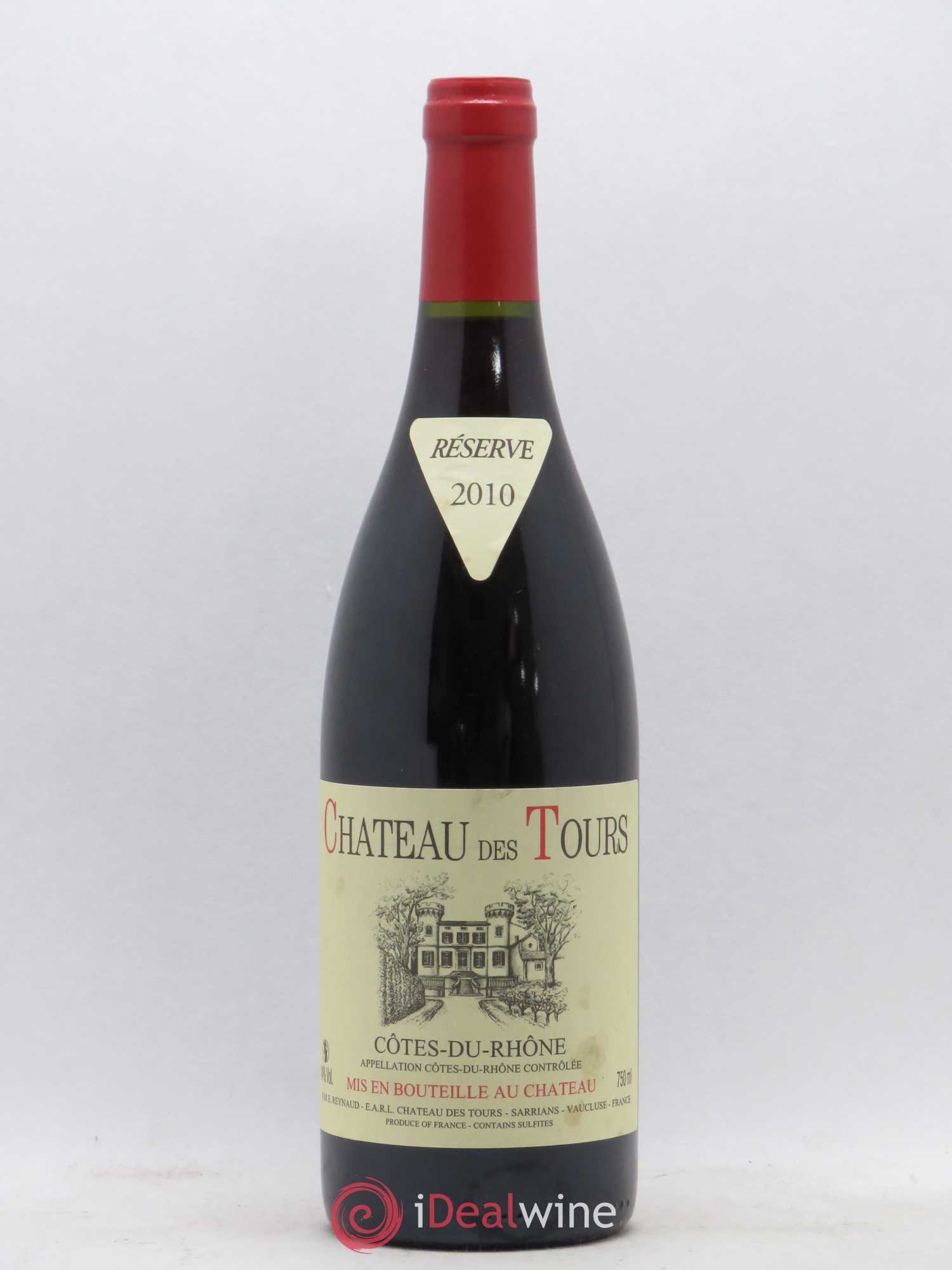 Côtes-du-Rhône Château des Tours Emmanuel Reynaud 2010 - Lot de 1 bouteille - 0