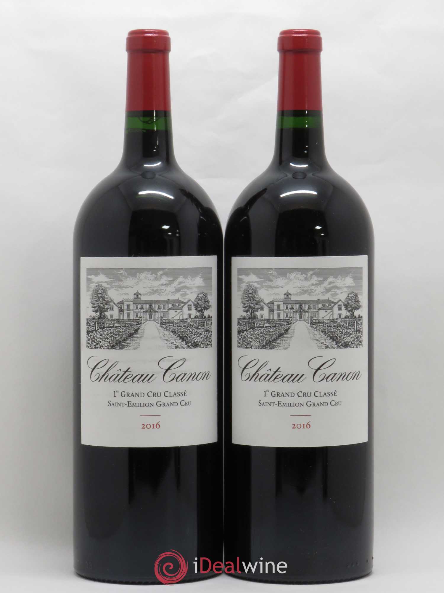 Château Canon 1er Grand Cru Classé B 2016 - Lot de 2 magnums - 0