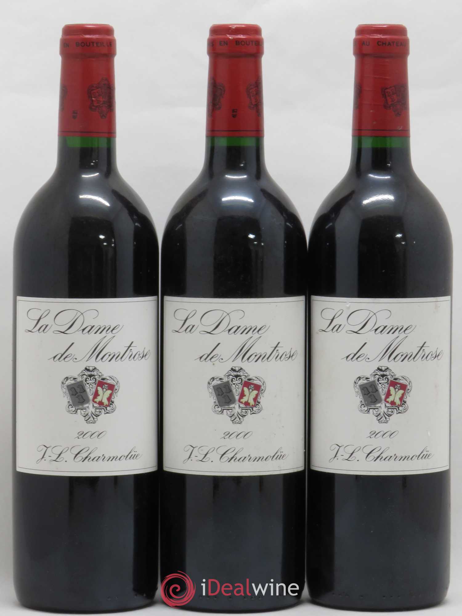 La Dame de Montrose Second Vin 2000 - Lot de 3 bouteilles - 0