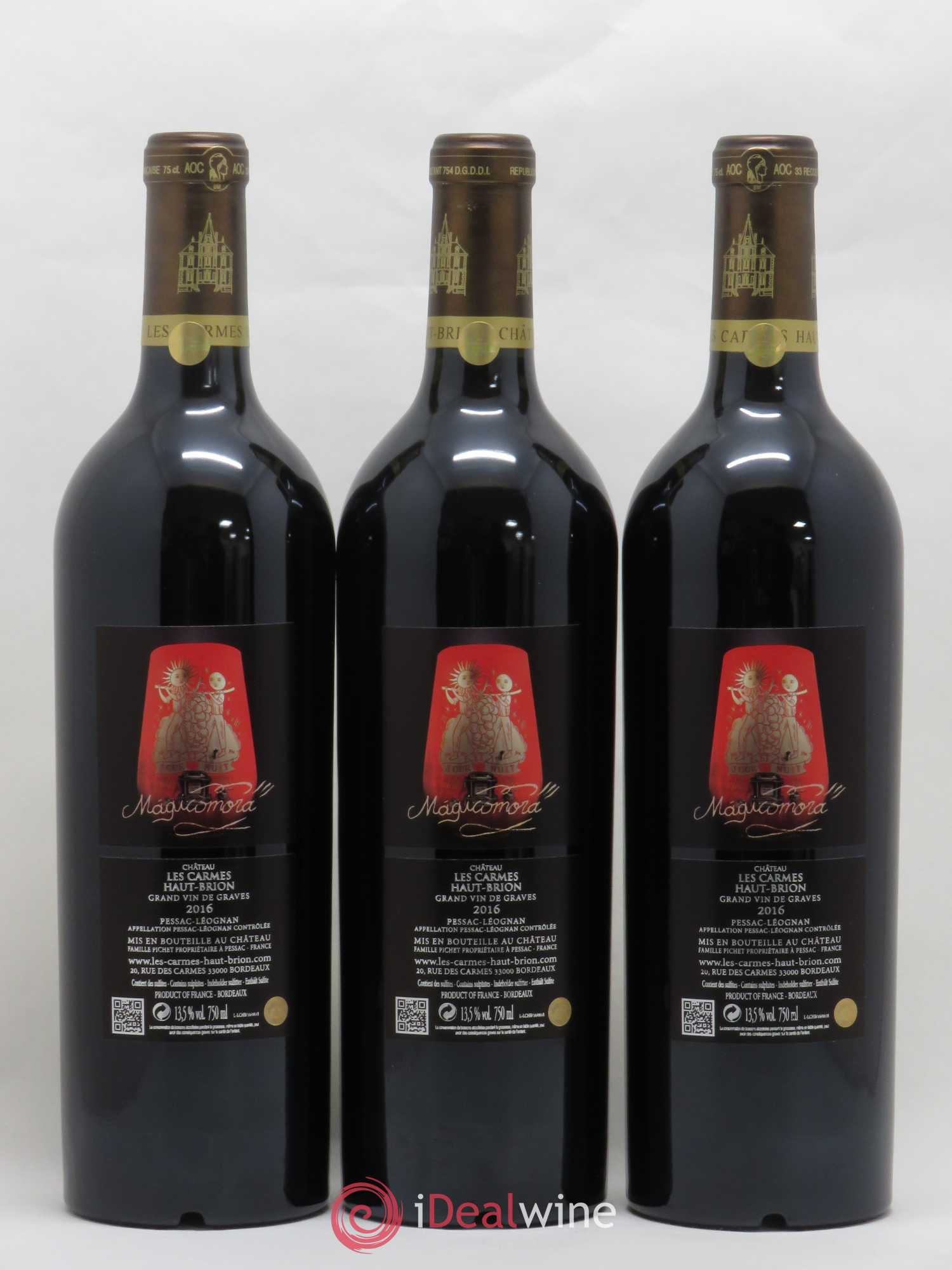 Château Les Carmes Haut-Brion 2016 - Lot de 6 bouteilles - 2