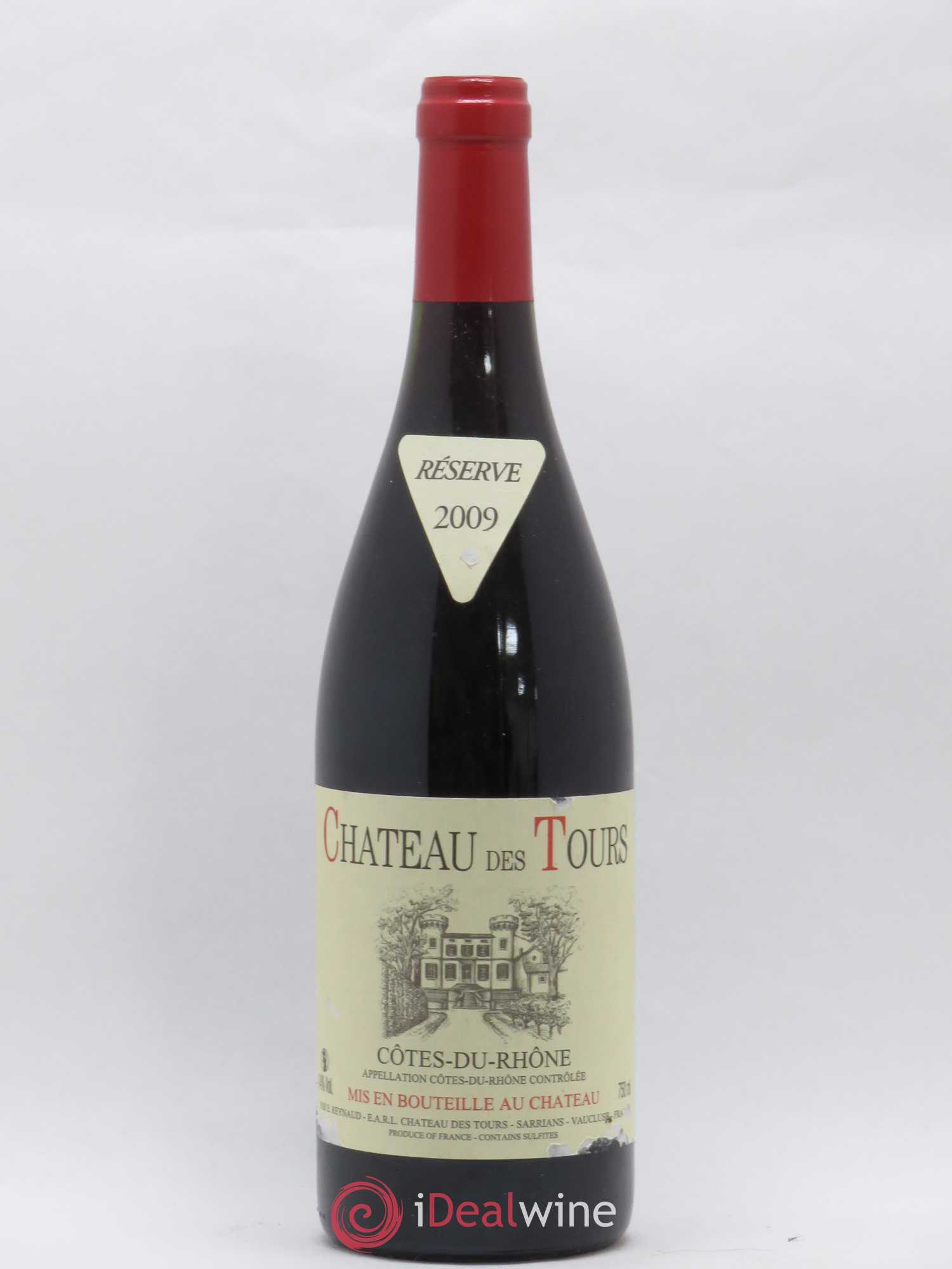 Côtes-du-Rhône Château des Tours Emmanuel Reynaud 2009 - Lot de 1 bouteille - 0