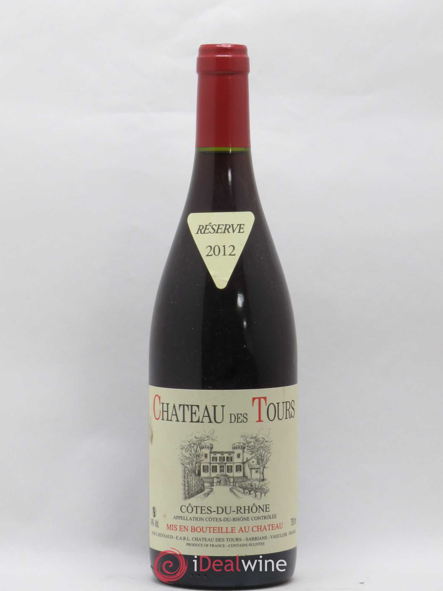 Côtes-du-Rhône Château des Tours Emmanuel Reynaud 2012 - Lot de 1 bouteille - 0