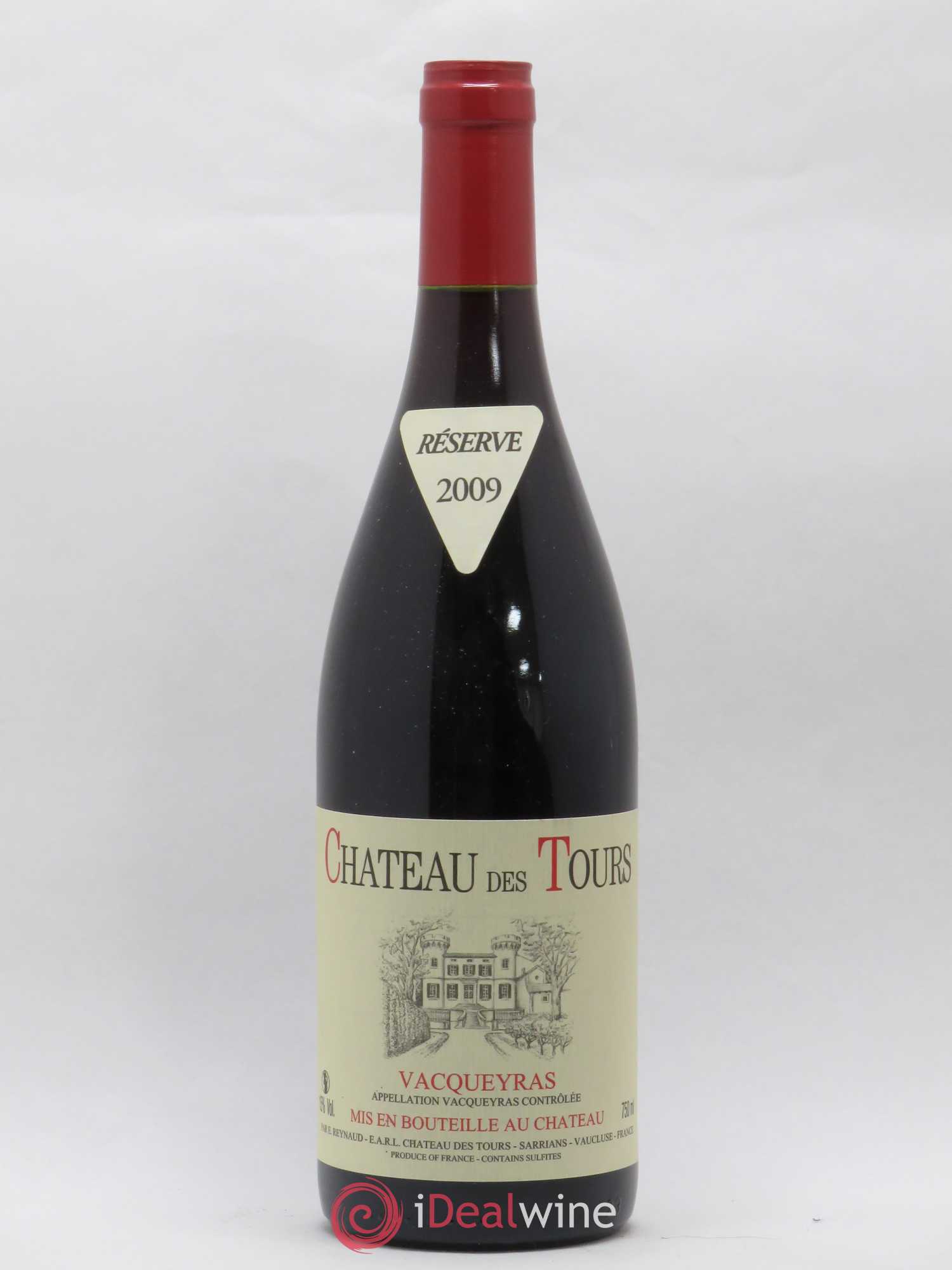 Vacqueyras Château des Tours Emmanuel Reynaud 2009 - Lot de 1 bouteille - 0