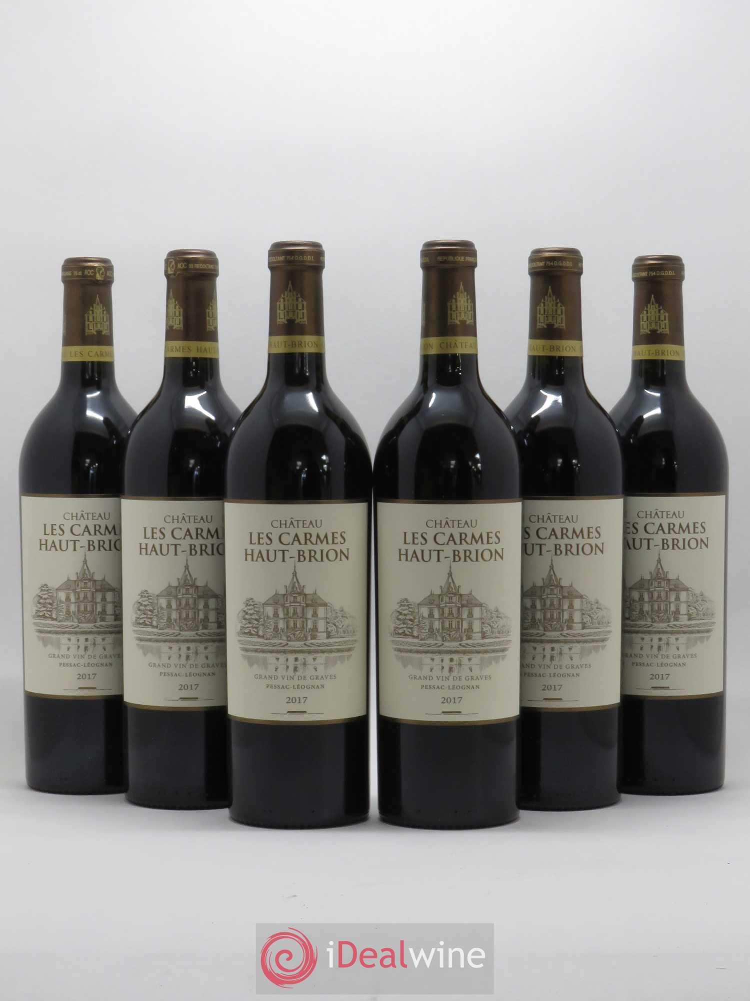 Château Les Carmes Haut-Brion 2017 - Lot de 6 bouteilles - 0