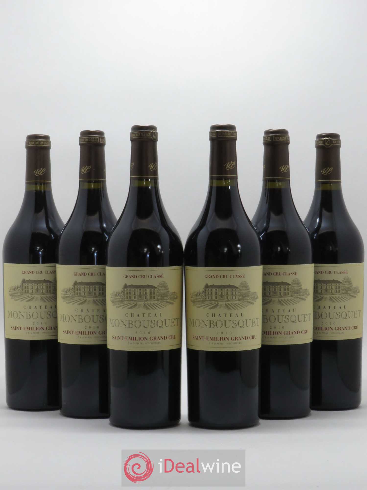 Château Monbousquet Grand Cru Classé 2010 - Lot de 6 bouteilles - 0