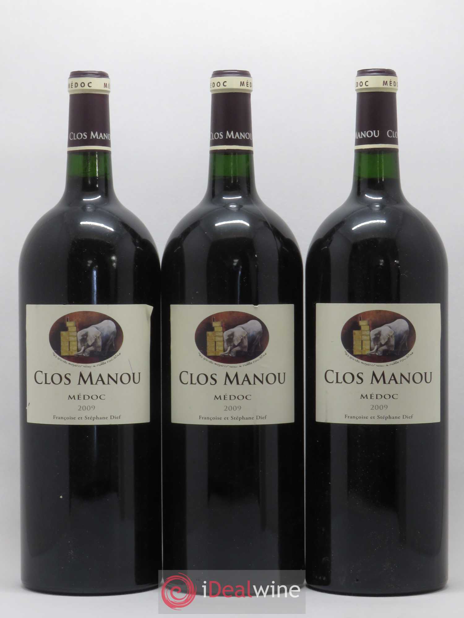 Clos Manou 2009 - Lot de 3 magnums - 0