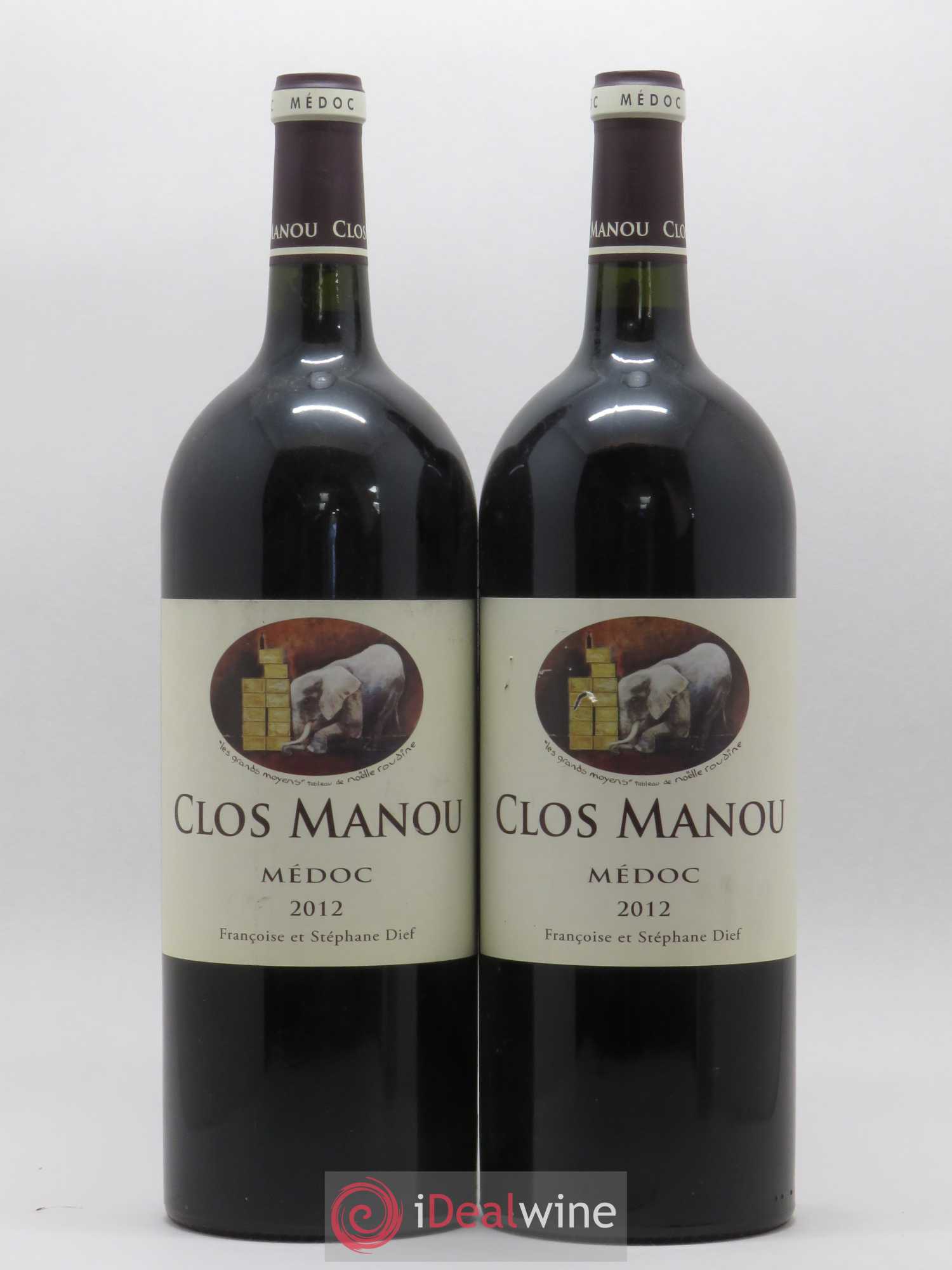 Clos Manou 2012 - Posten von 2 Magnum - 0
