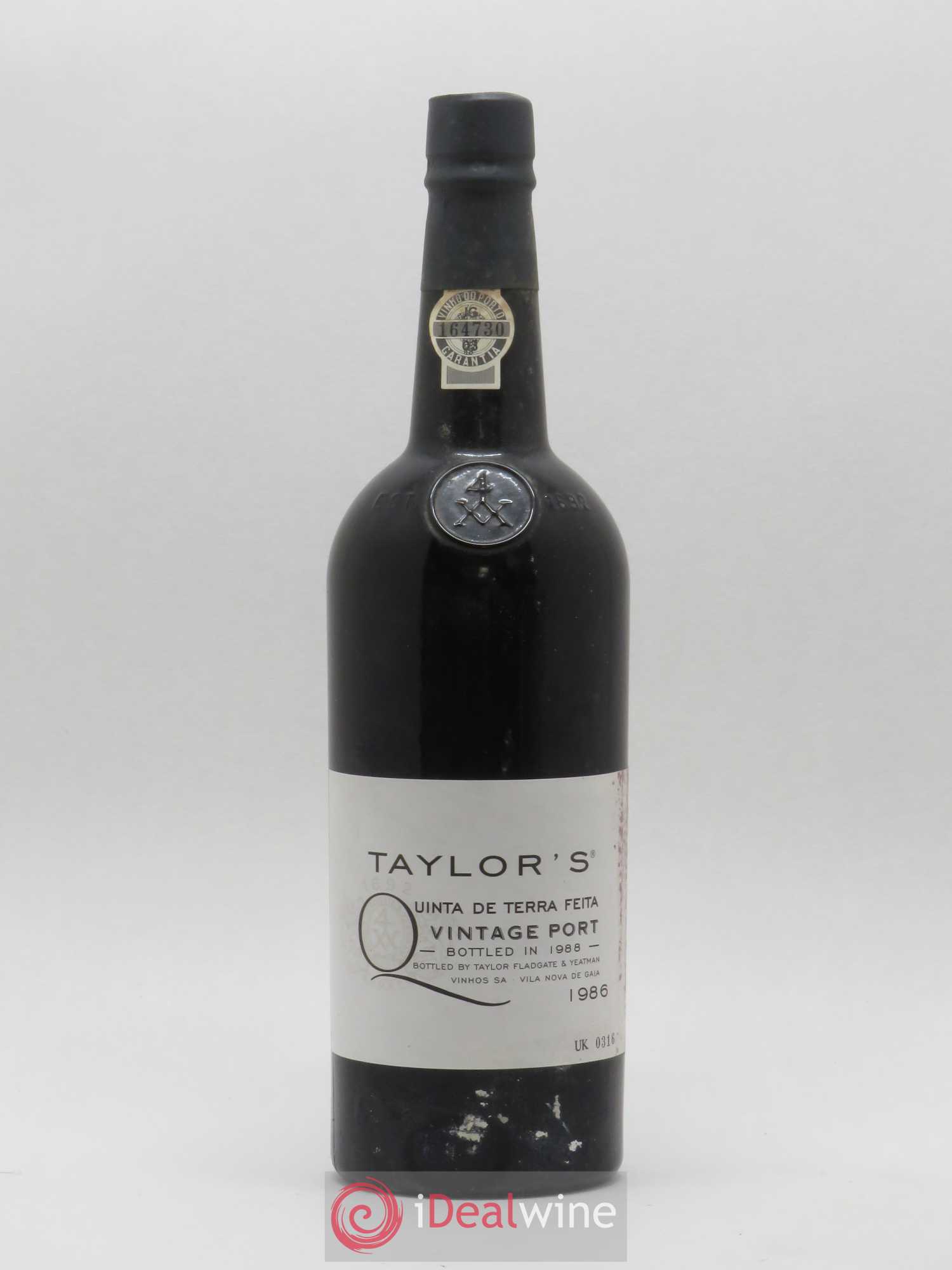 Porto Taylor's Quinta de Terra Feita Vintage Port 1986 - Posten von 1 Flasche - 0