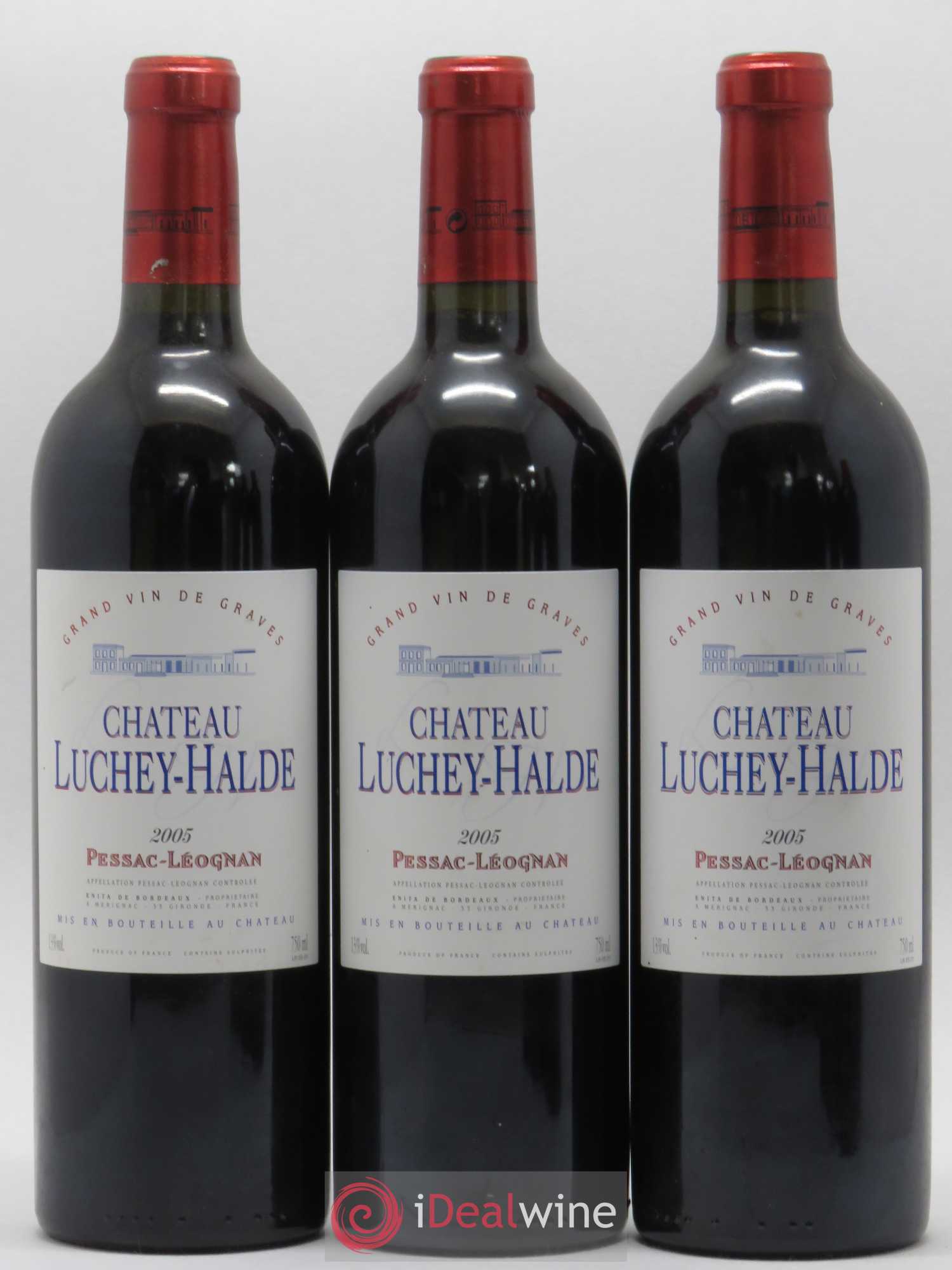 Pessac-Léognan Château Luchey Halde 2005 - Lotto di 6 bottiglie - 1