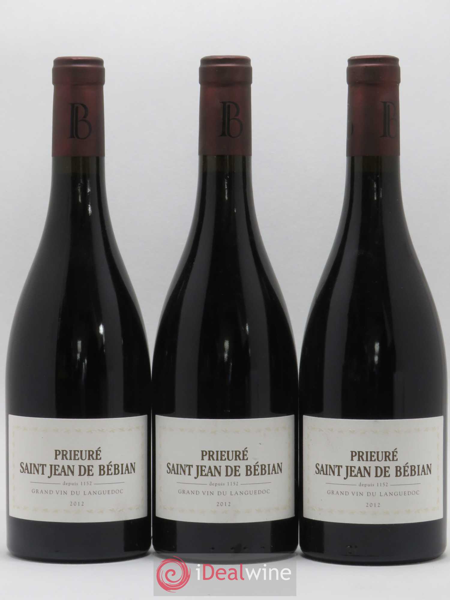Languedoc Prieuré St-Jean de Bébian 2012 - Lot de 3 bouteilles - 0