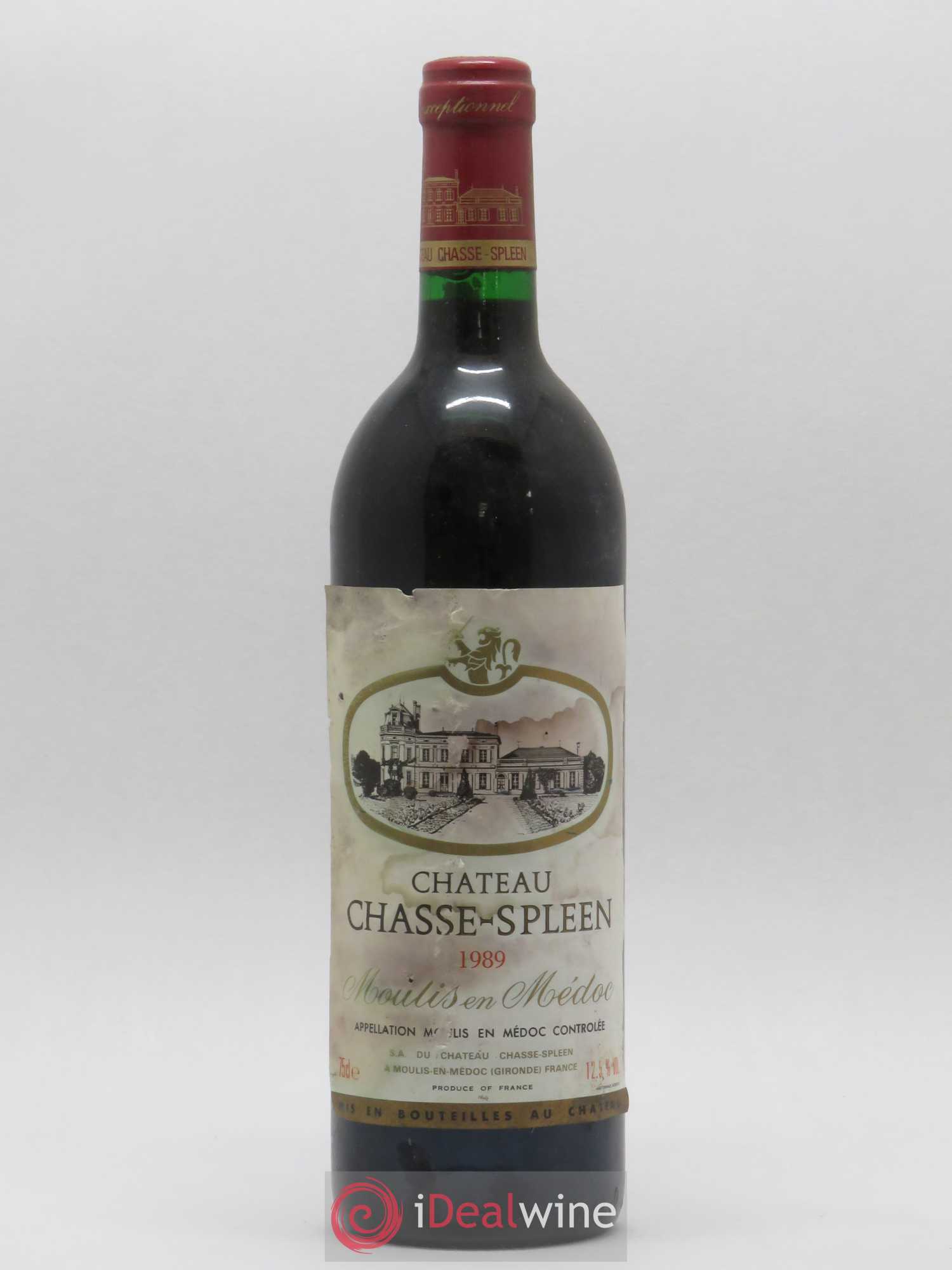 Château Chasse Spleen 1989 - Lot de 1 bouteille - 0
