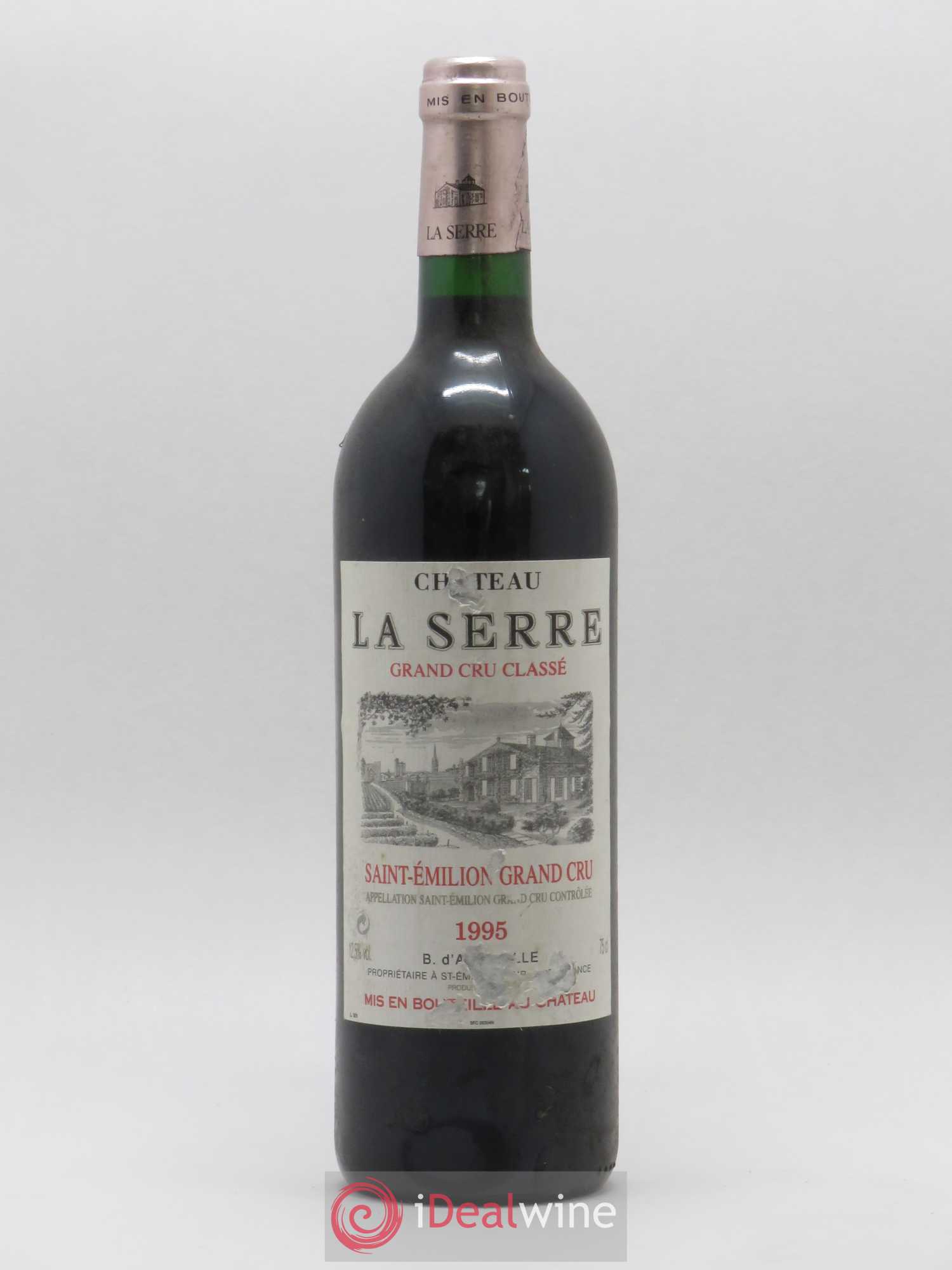 Château la Serre Grand Cru Classé 1995 - Lot de 1 bouteille - 0