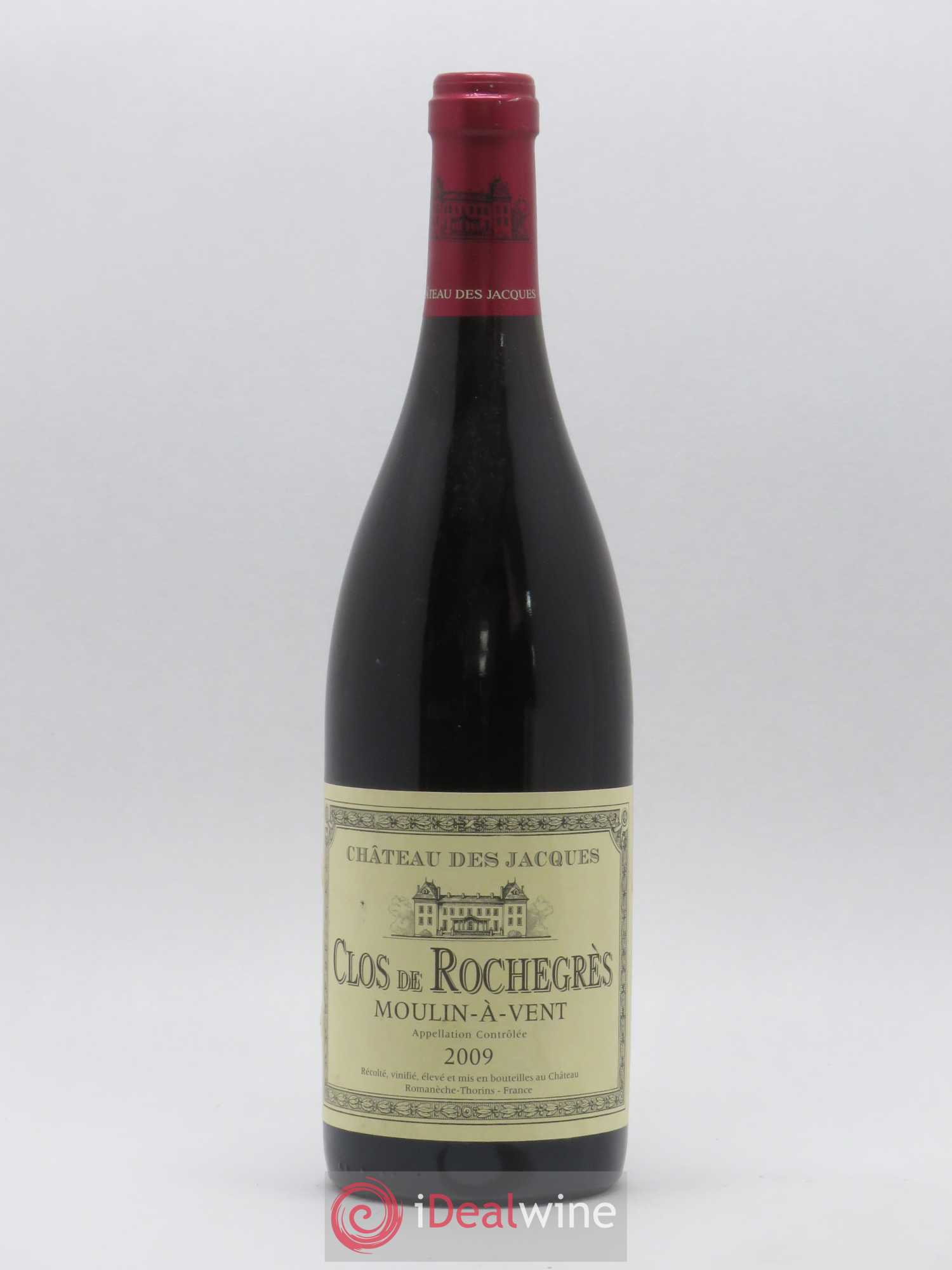 Moulin-à-Vent Clos de Rochegrès Château des Jacques 2009 - Lot de 1 bouteille - 0