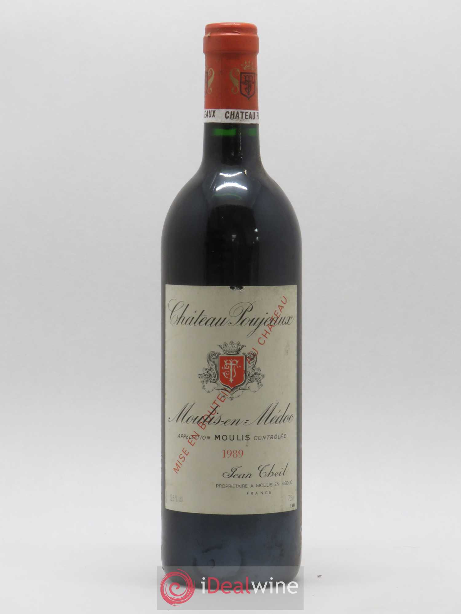 Château Poujeaux 1989 - Lot de 1 bouteille - 0