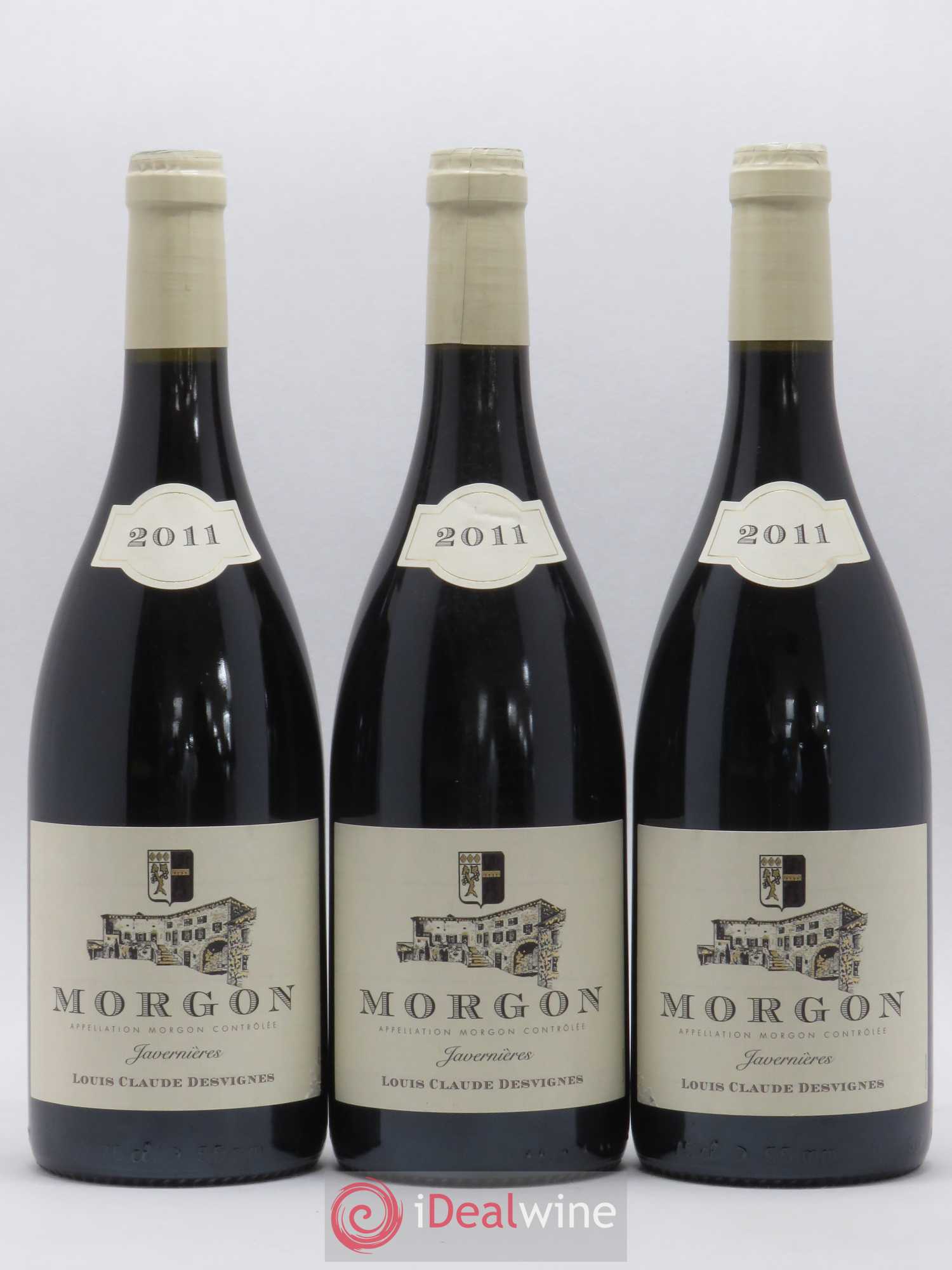 Morgon Côte de Py Javernières Louis-Claude Desvignes 2011 - Lot de 3 bouteilles - 0