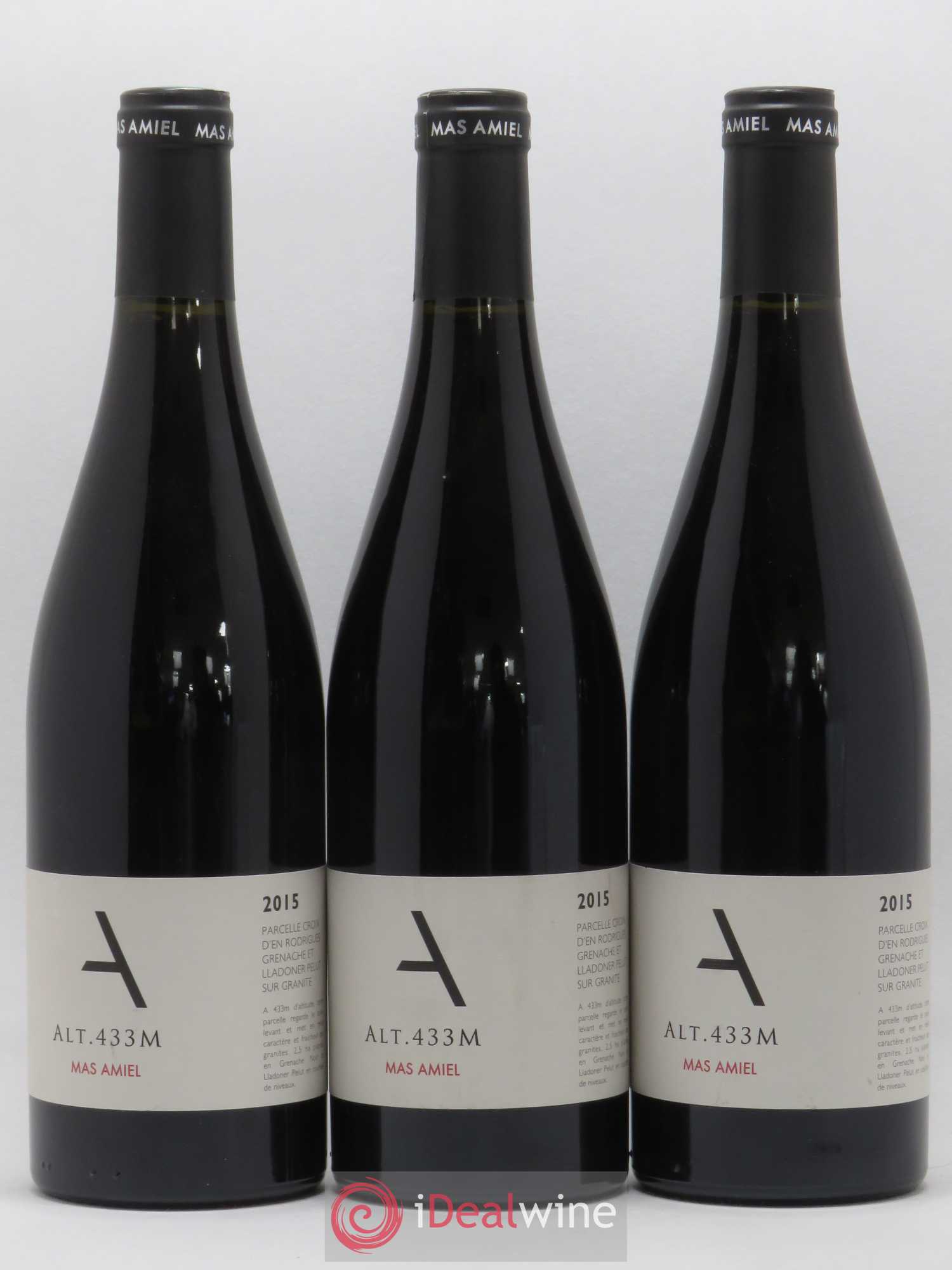 Maury sec Mas Amiel Altitude 433M Sec 2015 - Lot de 3 bouteilles - 0